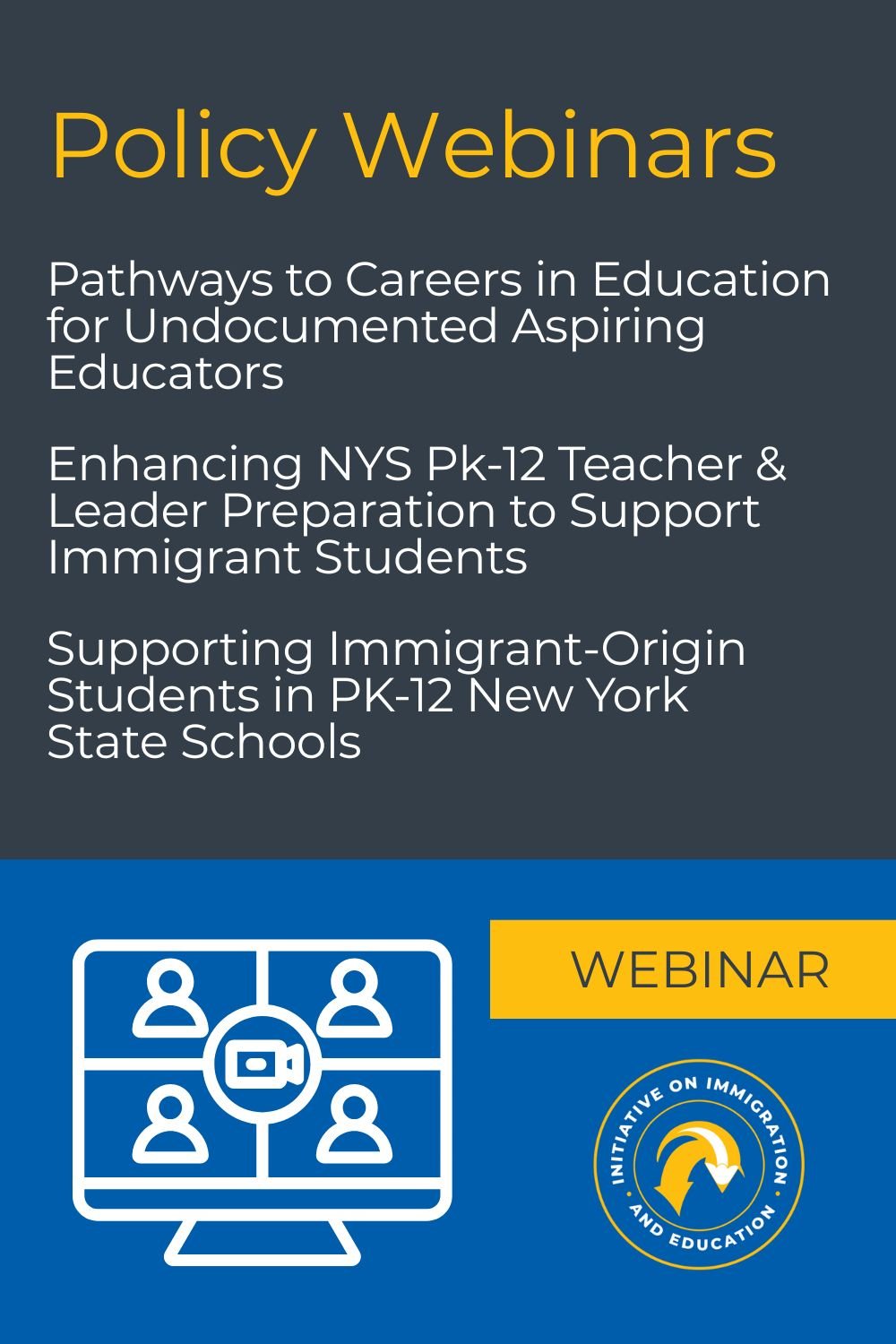 Policy Webinars