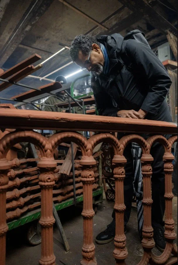 Angel Ayón at the Langston Hughes House - Hiroko Masuike/The New York Times