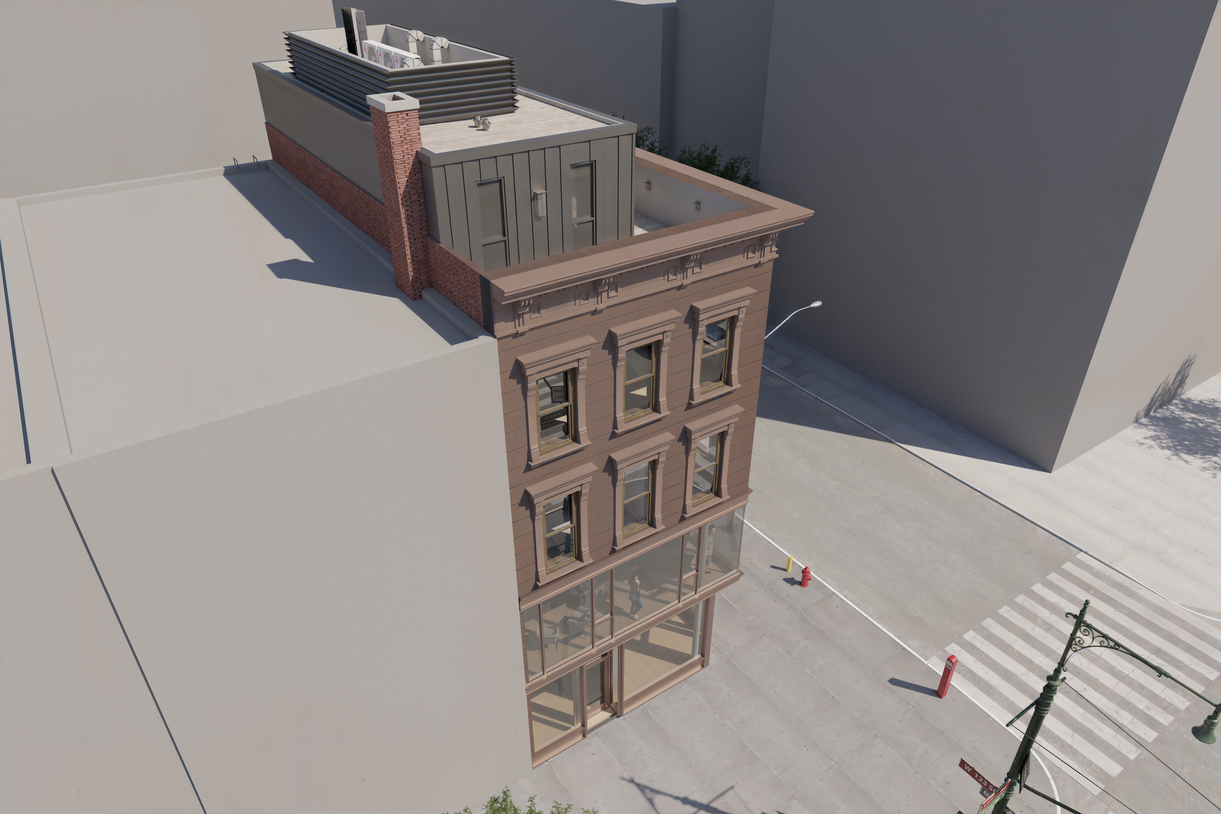 Proposed Aerial View at Lenox Ave