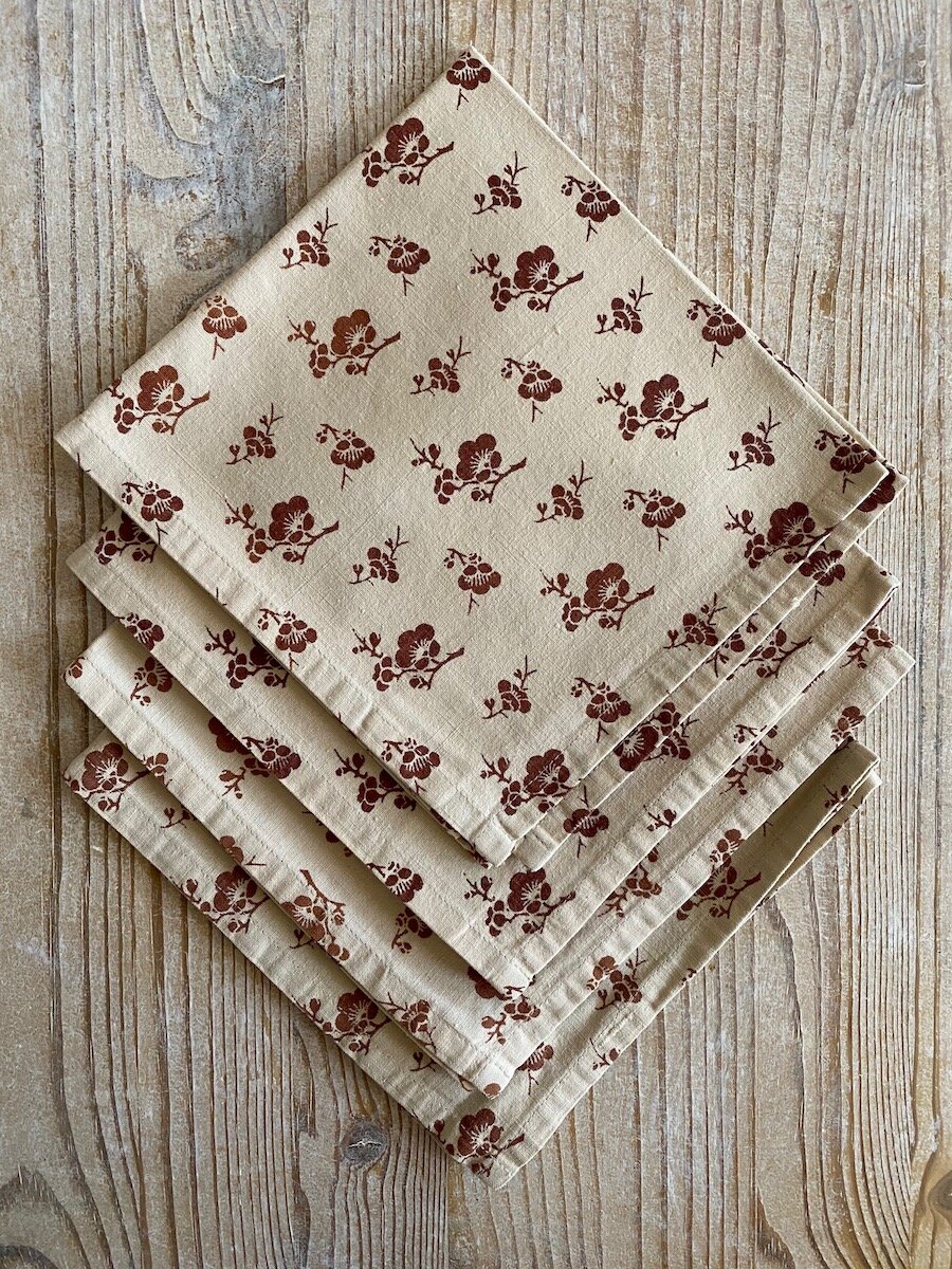 Vintage napkins by Laura Ashley (made in Wales) set of 4
