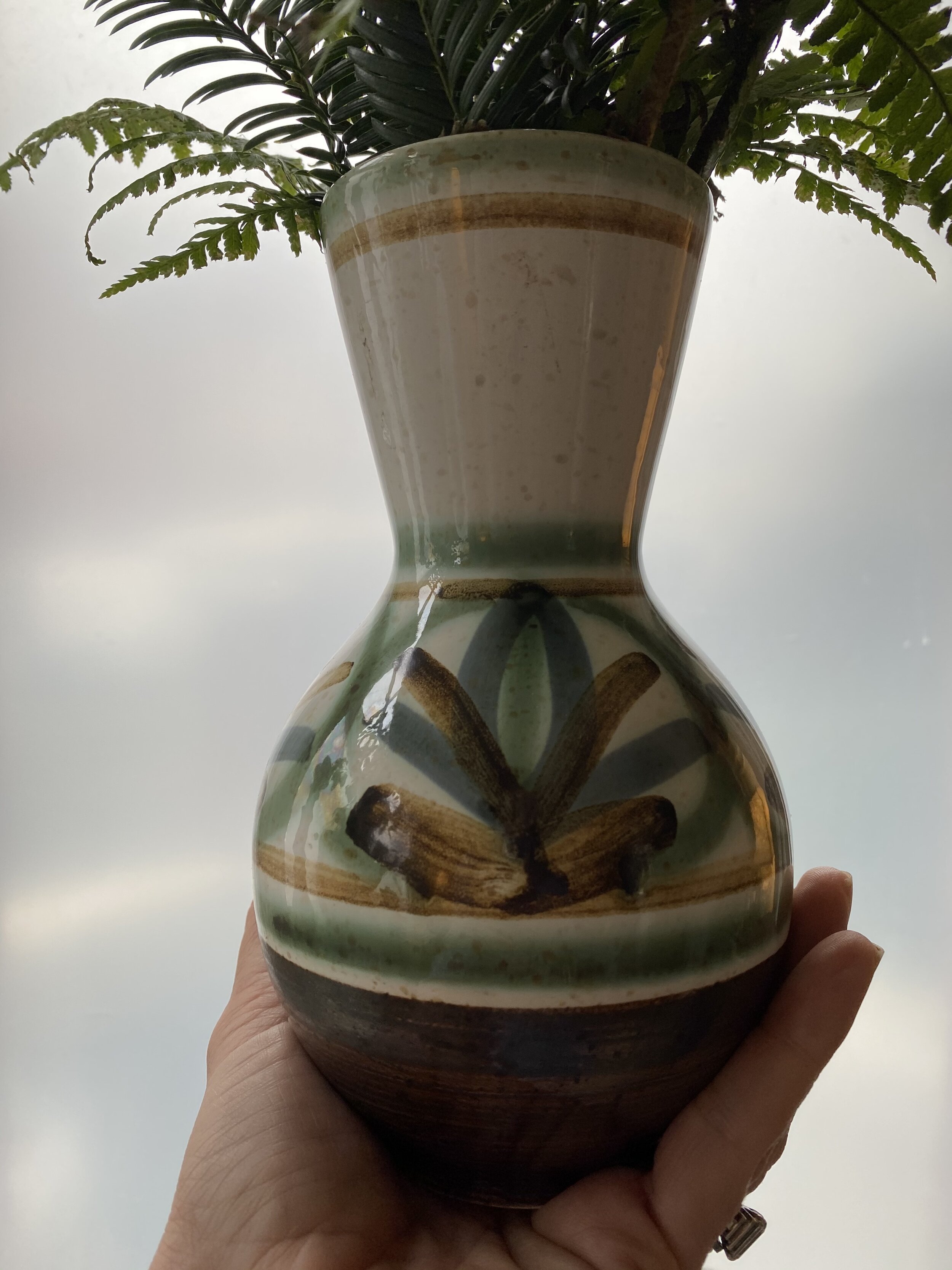 Cinque Port Pottery glazed vase