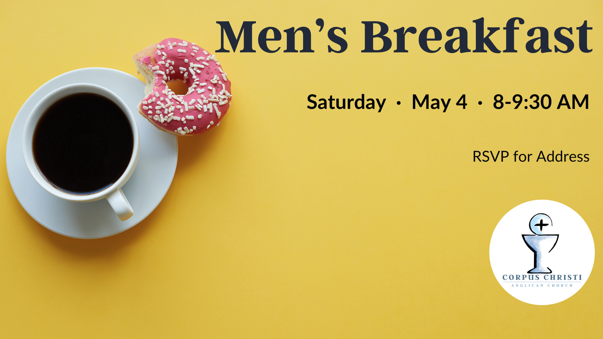 Men's Breakfast (Kids welcome) 