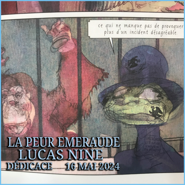 Rencontre-dédicace avec Lucas Nine - La Peur Émeraude