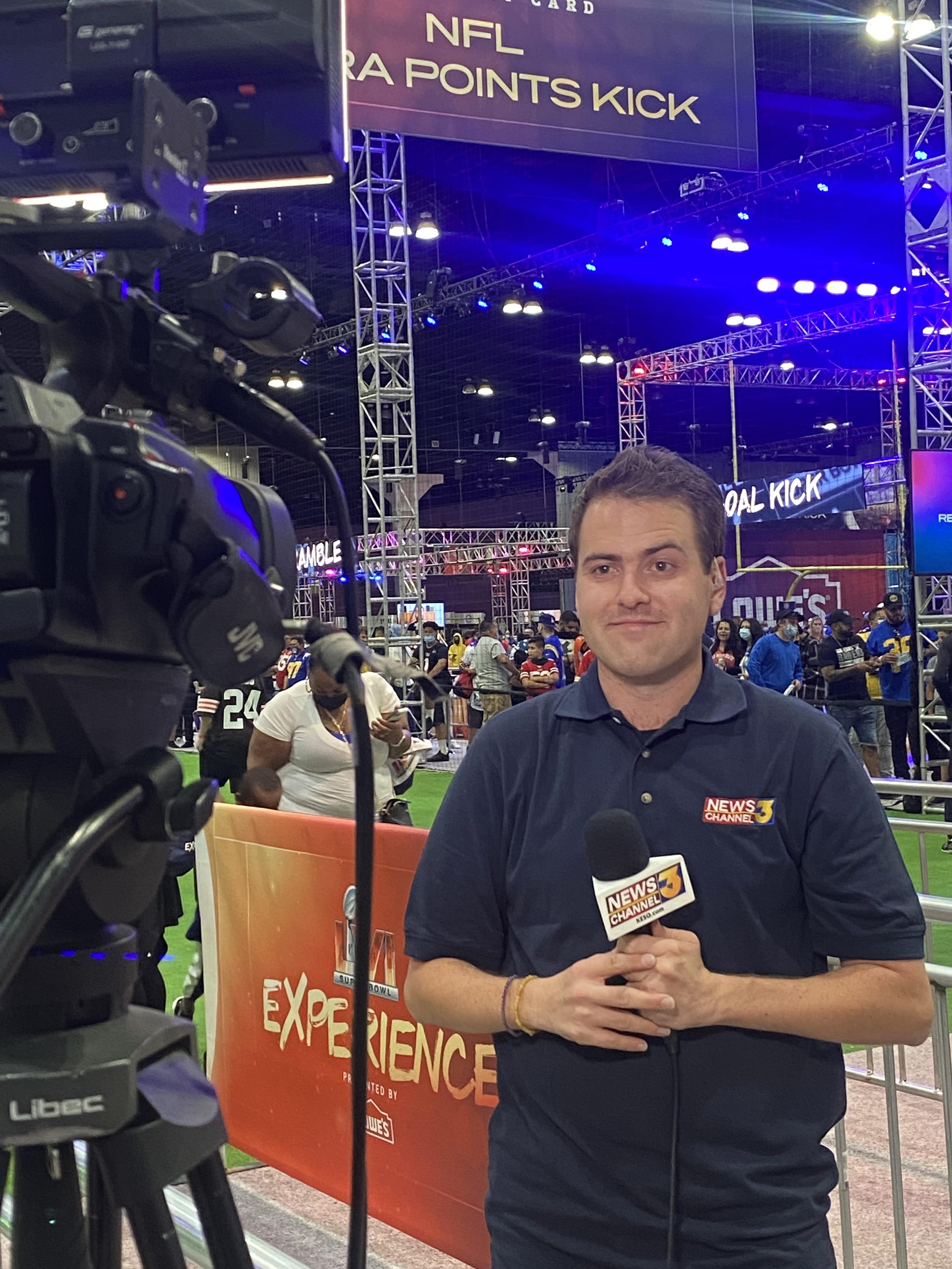 Media Frenzy at the Super Bowl