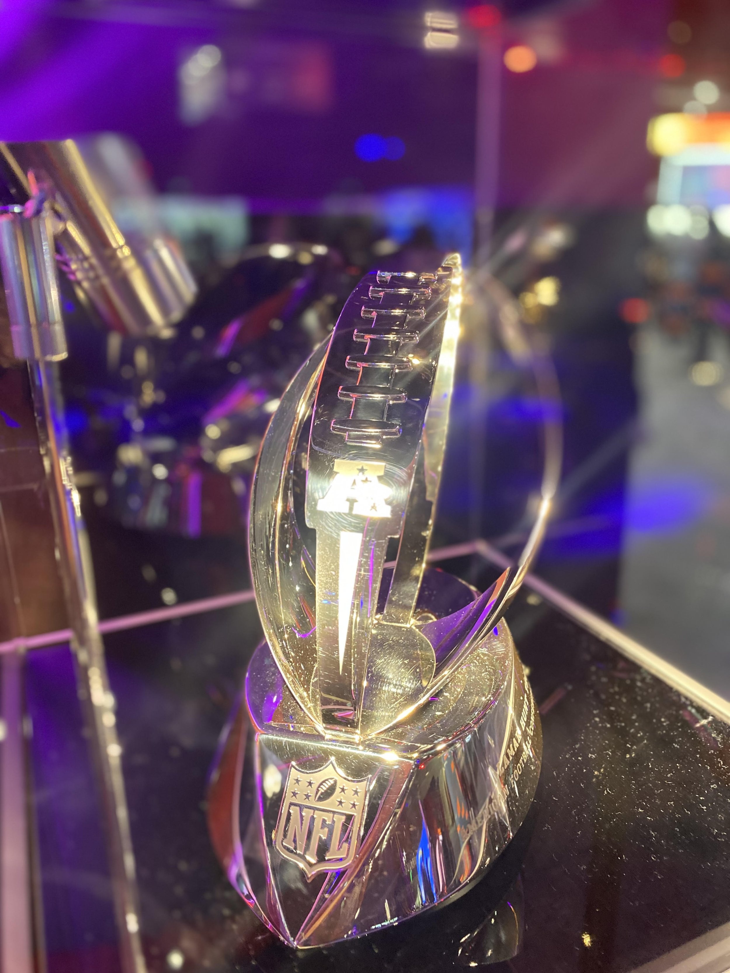 AFC Championship Trophy at the SB Experience