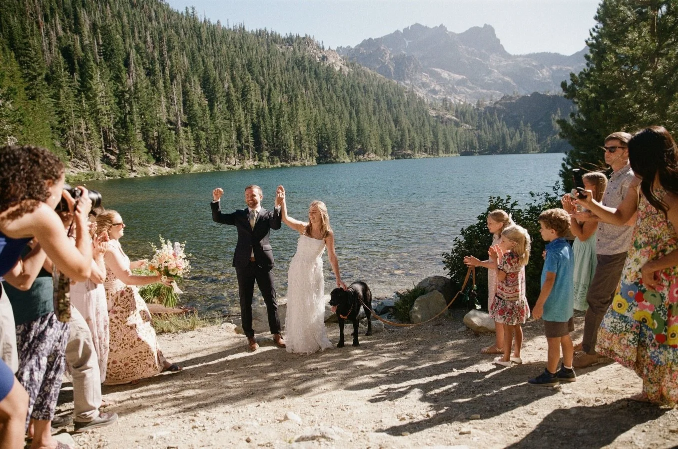 Catherine &amp; Alex&rsquo;s intimate lakeside ceremony near Sierraville, CA