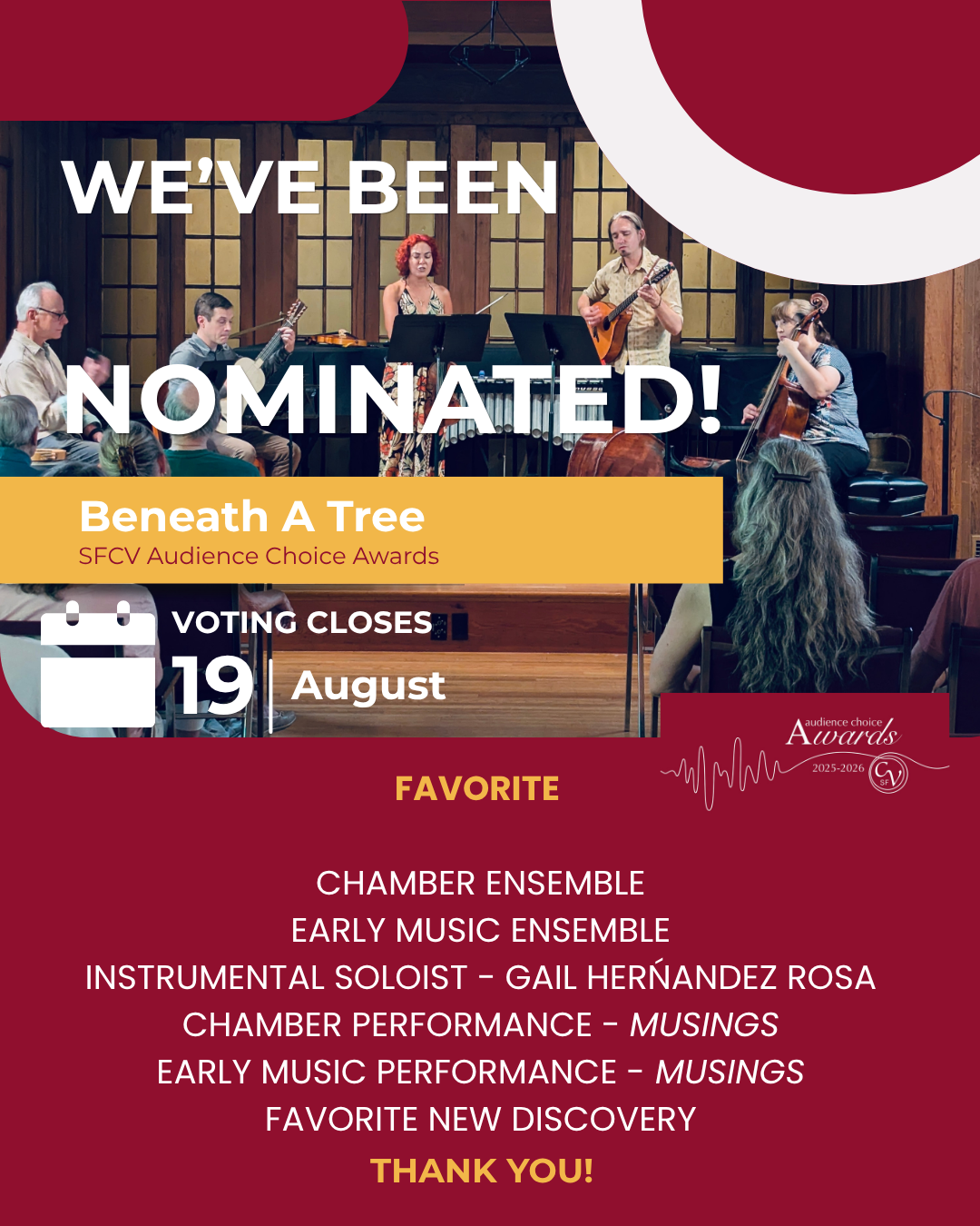We’ve been Nominated!!! 