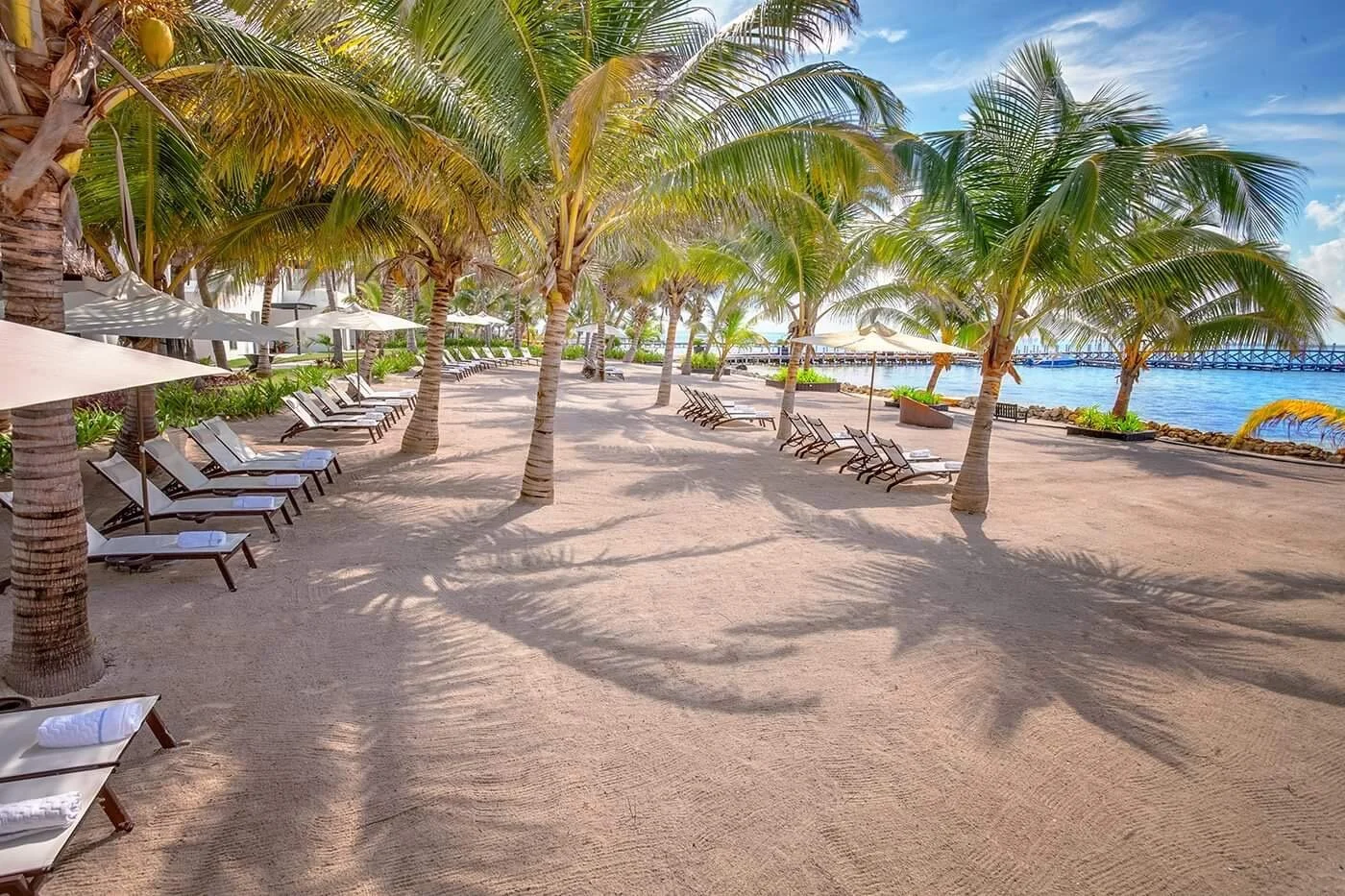 Longest stretch of private white sand beach on Ambergris Caye.JPG