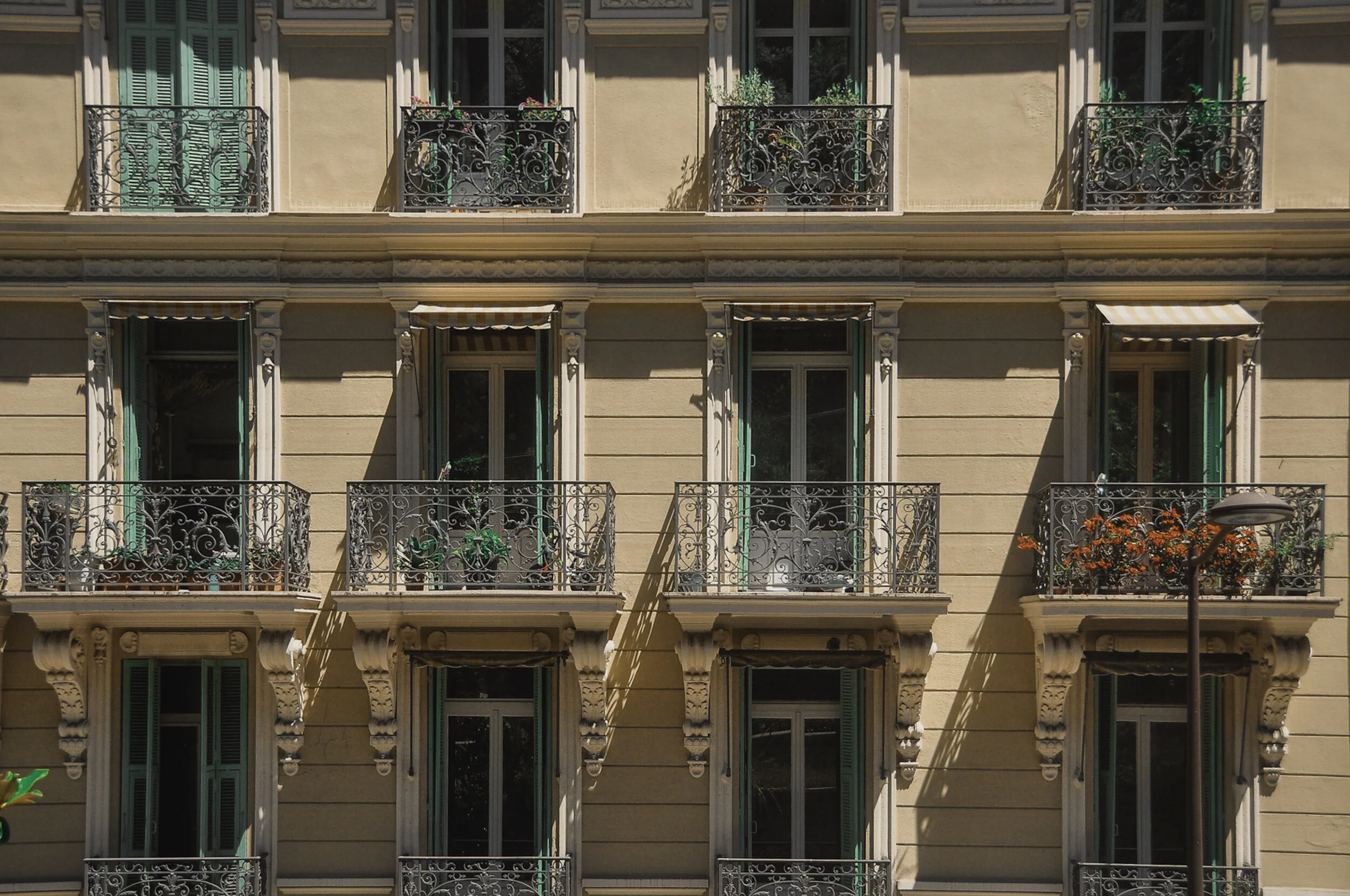pretty building with several terraces