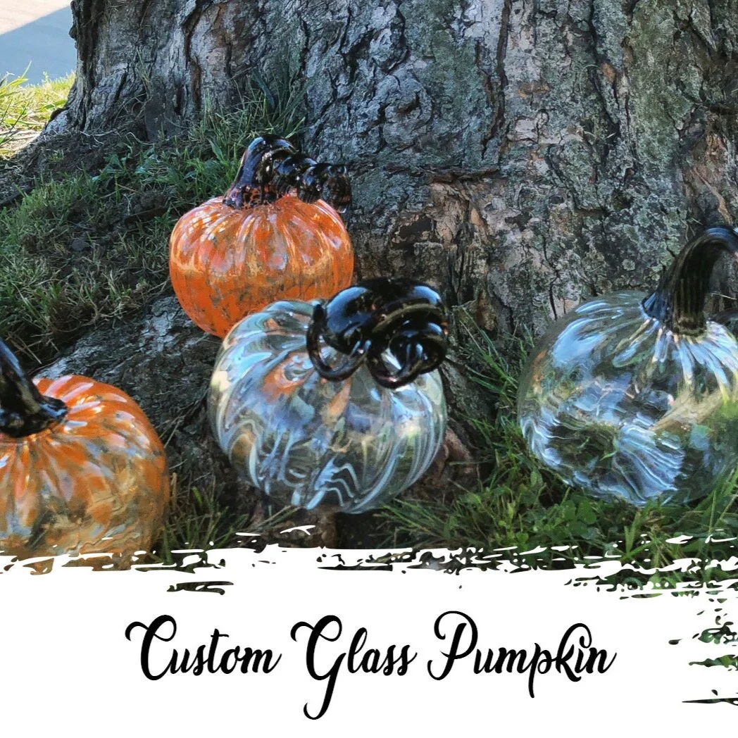 Custom Glass Pumpkin