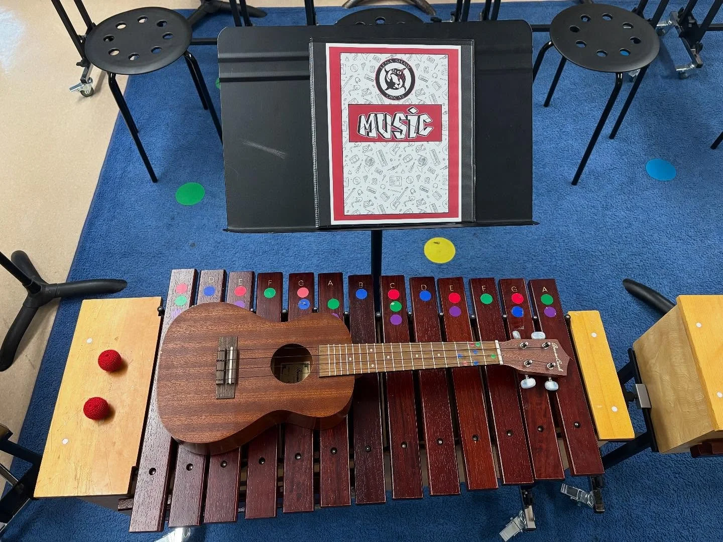 I am thankful for the ability to play and learn with so many passionate students. I especially love ending my week with grade 3&rsquo;s, who are brushing up on their xylophone skills, and grade 4&rsquo;s, who are learning to play the ukulele. I start