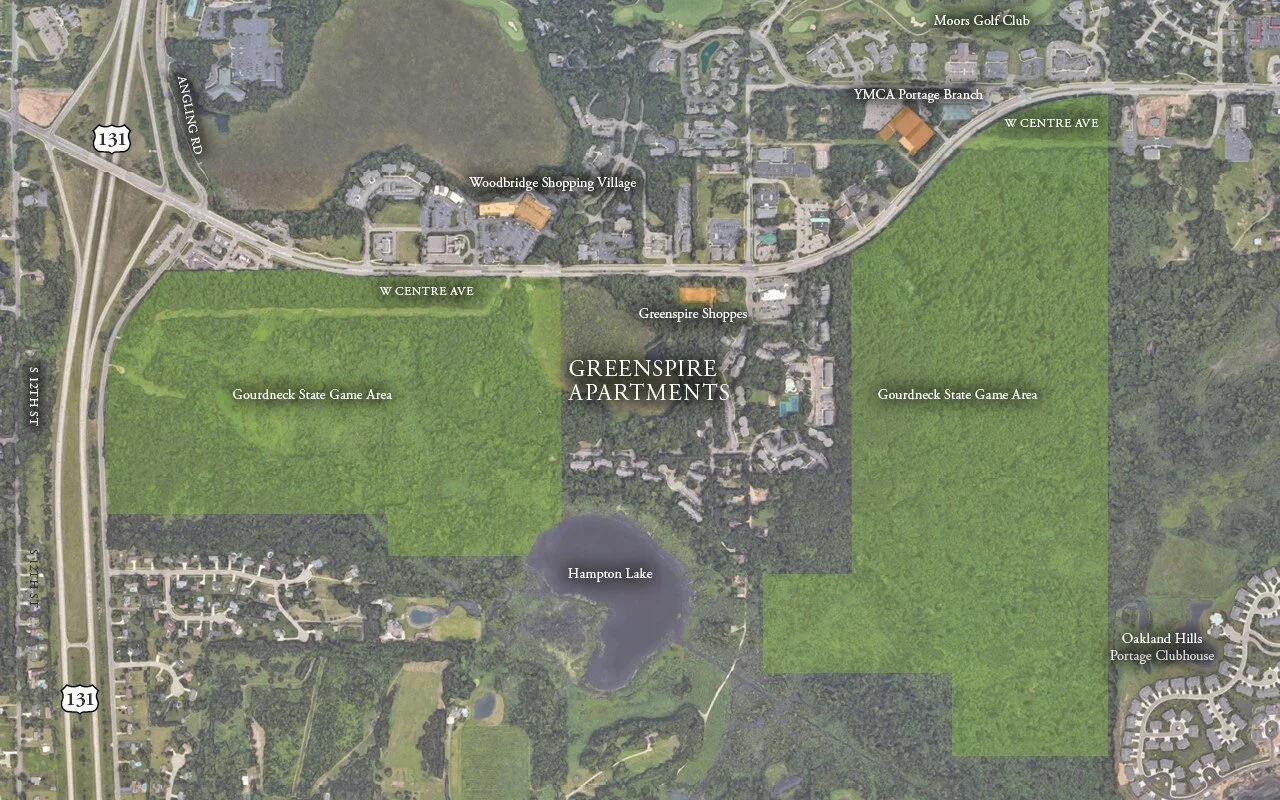 Neighborhood Greenspire Apartments Portage, MI