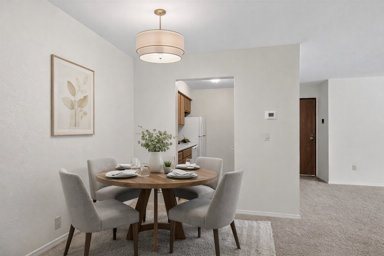   Spacious and open dining areas  