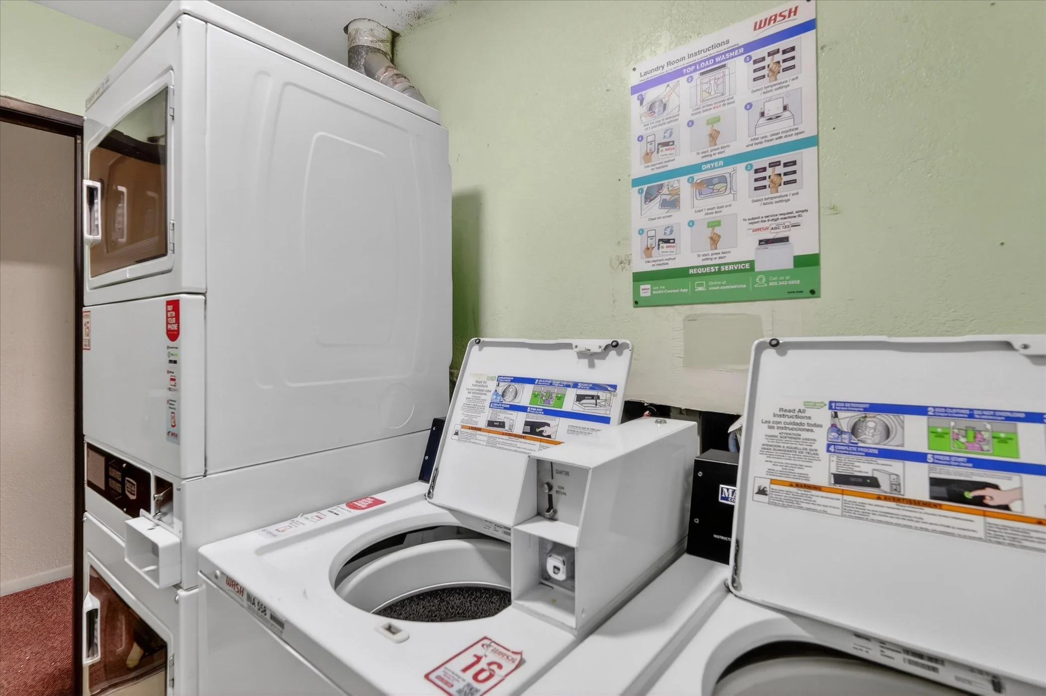 Shared laundry room in some buildings 