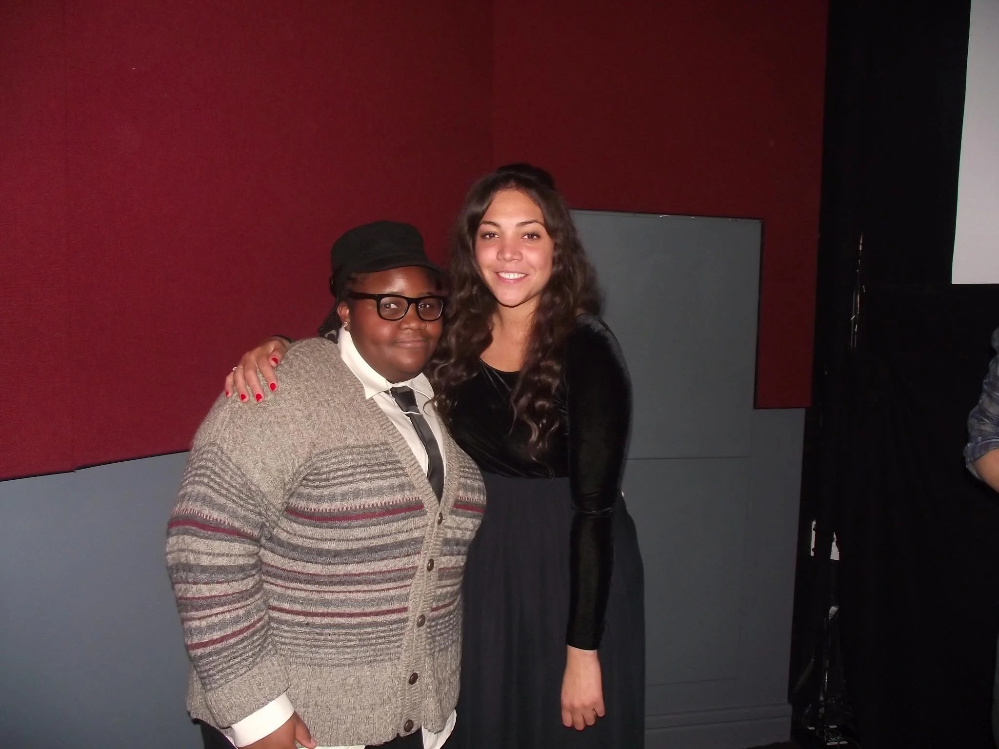 Marie-Solange with Channel 4 Presenter, 2010.jpg