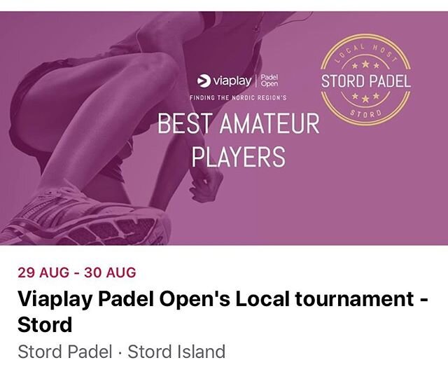 Helgens turnering v&aring;r s&aring; g&oslash;y at vi m&aring;tte bare bygner &aring; planlegge det neste! 😂🤩🏆 Save the date 29-30 August 2020! 
@viaplay har sikret tv rettigheter til @worldpadeltour_oficial I Scandinavia, og skal feiere dette med