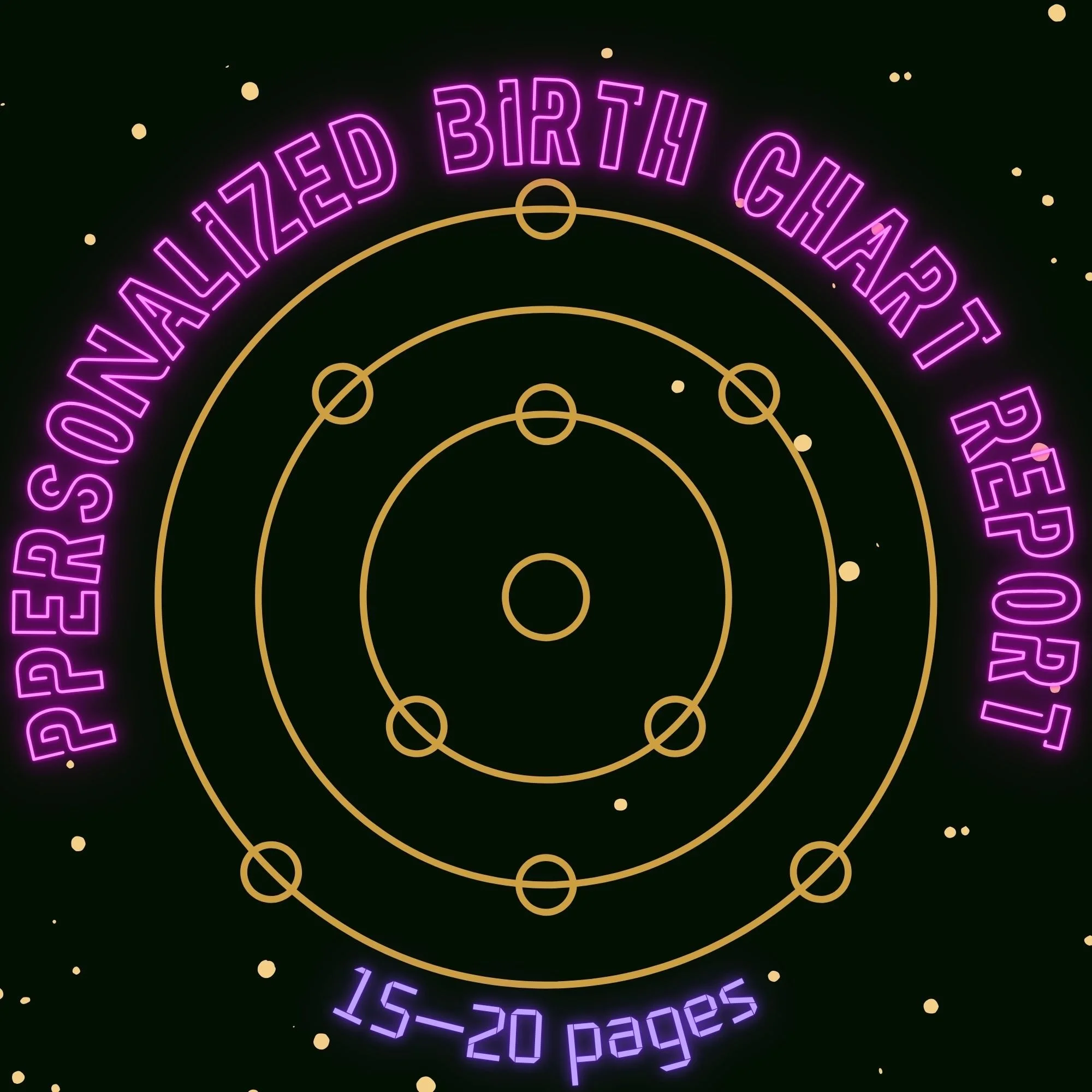 Full Natal Chart Report ~ 15-20 pages