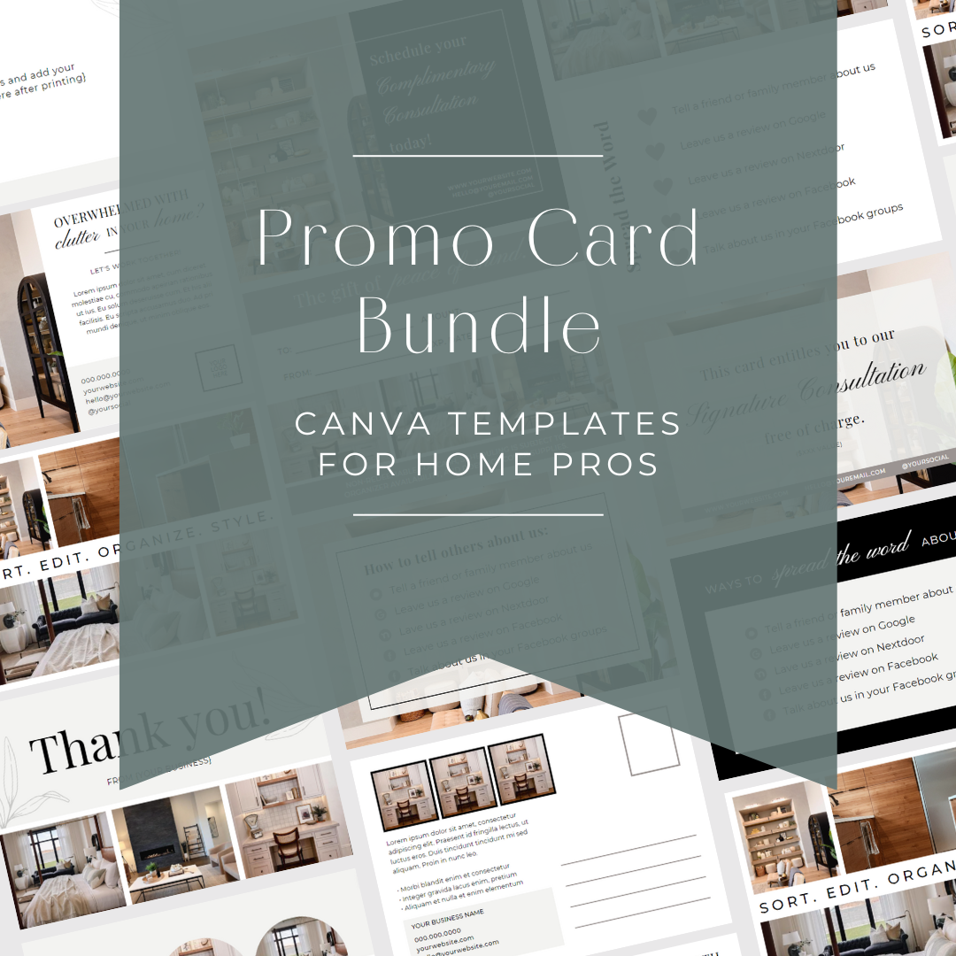 Promo Card Template Bundle — BK Branding Co. | Branding & Web Design ...