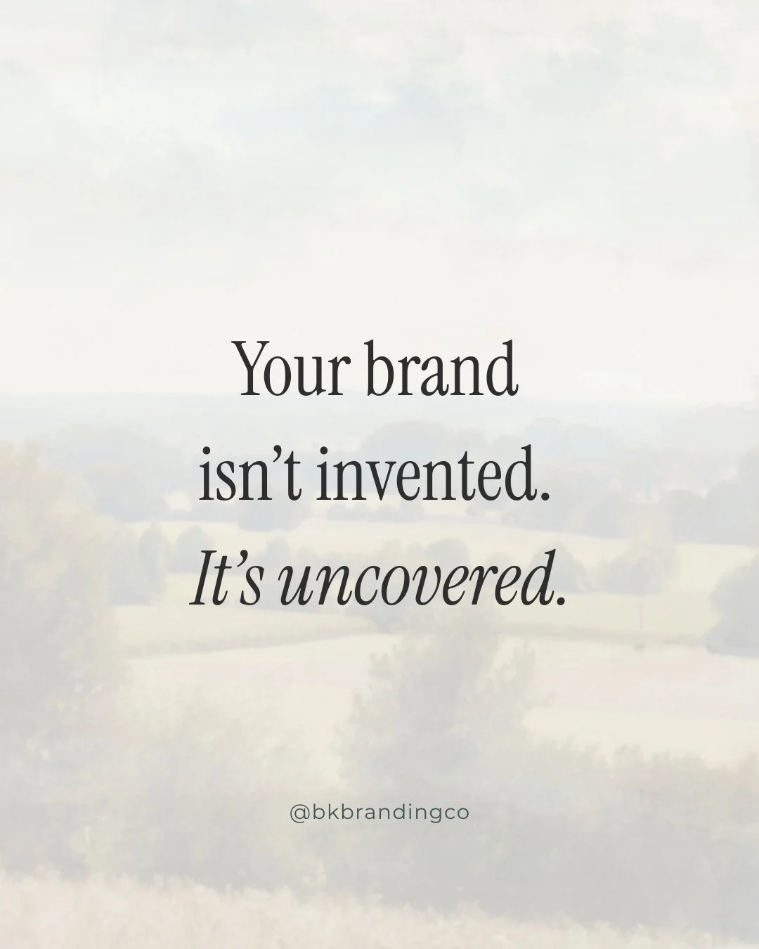 You don&rsquo;t create your brand by forcing a vibe.
You uncover it by paying attention to your personality, your pace, your strengths, and your story.
When you stop mimicking what everyone else is doing, everything suddenly feels lighter&mdash;clear