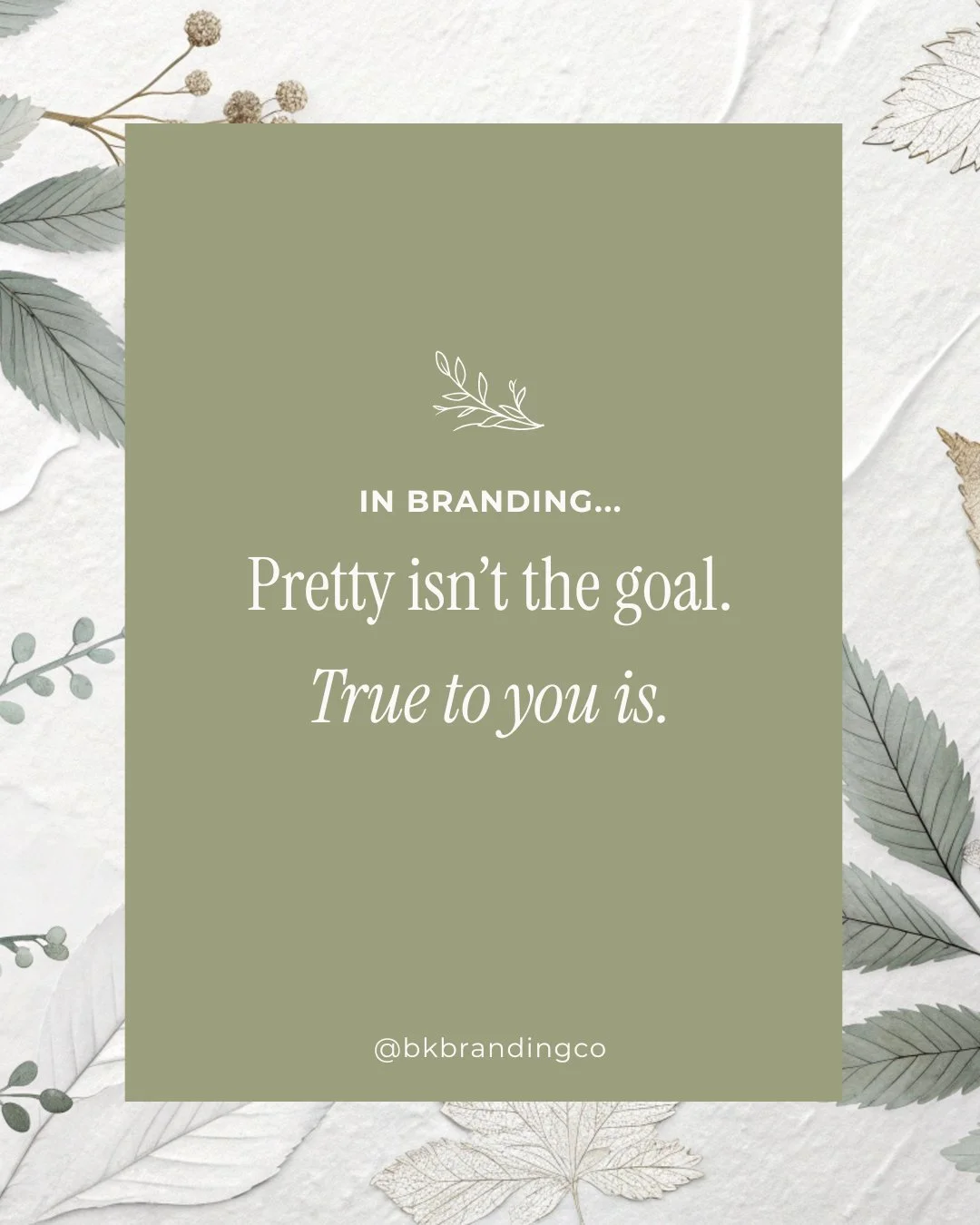 &ldquo;Pretty&rdquo; can be duplicated.
&ldquo;True&rdquo; can&rsquo;t.
The brands that stand out aren&rsquo;t the most aesthetic&mdash;they&rsquo;re the most aligned.
When your visuals and your voice actually match the way you show up in real life, 
