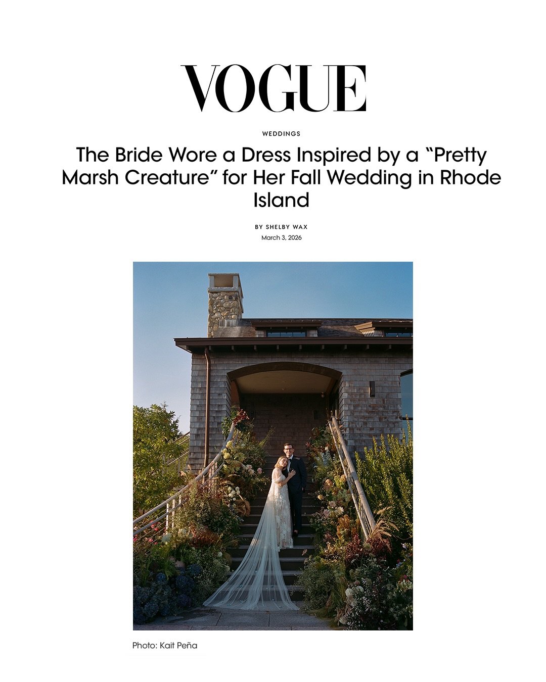 &ldquo;Our wedding embodied a modern heirloom approach to celebration: bespoke, artisan-driven, and deeply intentional,&rdquo; says Emma of their vision. &ldquo;Every element was created in collaboration with independent makers, from hand-block-print