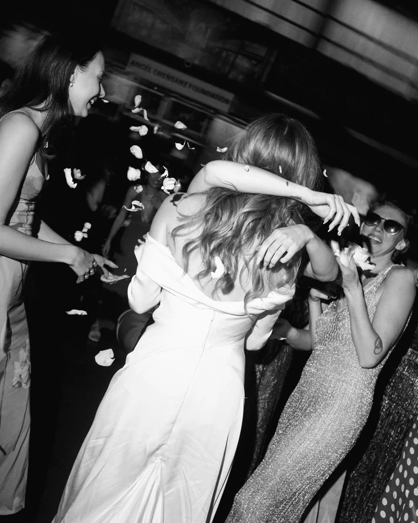 Before the cool bride trope existed, Emma got married. 
Some film from the archives ❤️

Planning and design: @saralandonevents 
Custom dress: @thedanesnyc 
Venue: @angelorensanzfoundation 
Makeup: @jobanacastanomakeup 
Hair: @weddinghairnyc 
Florals: