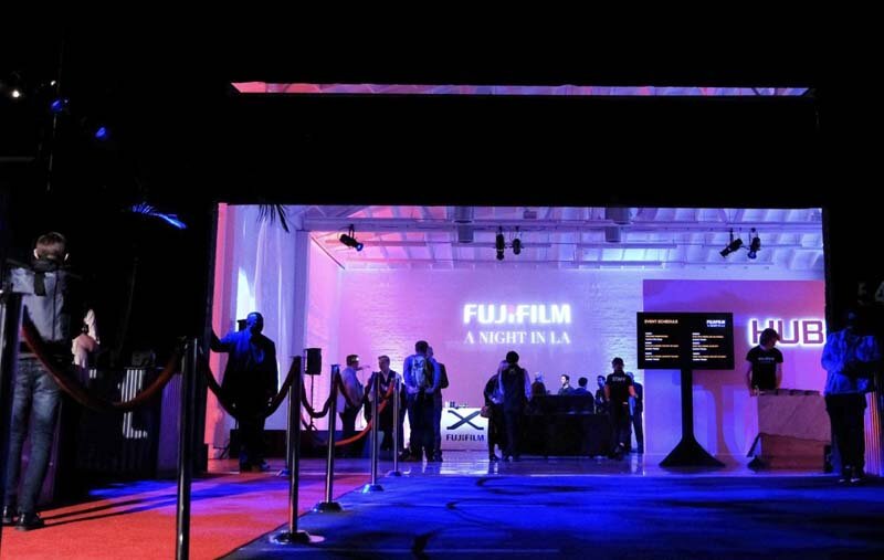 Entrance to Fujifilm A Night in LA - X-H1 Product Launch