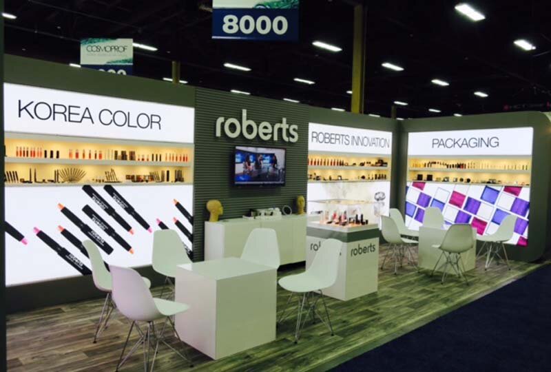Roberts Booth at CosmoProf by MoonLab Productions