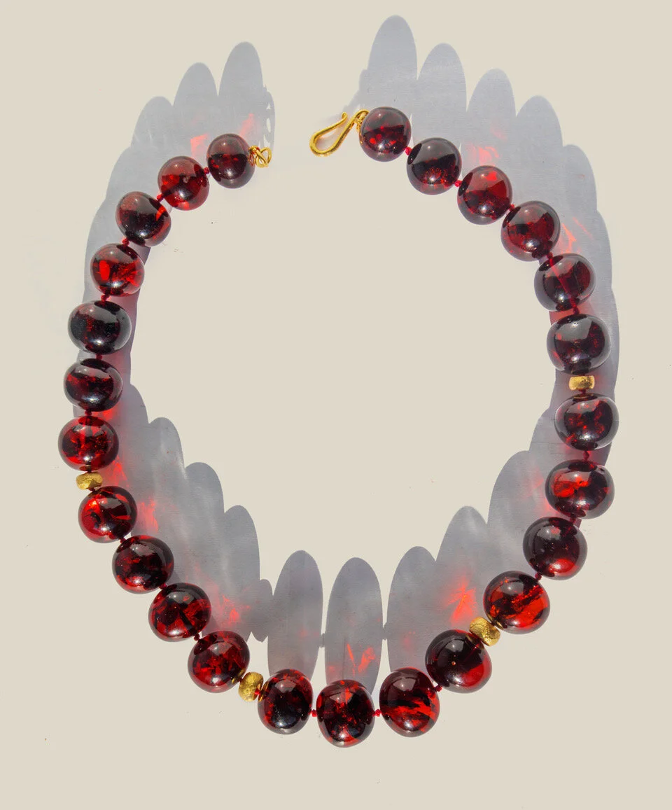 Cherry Amber Necklace