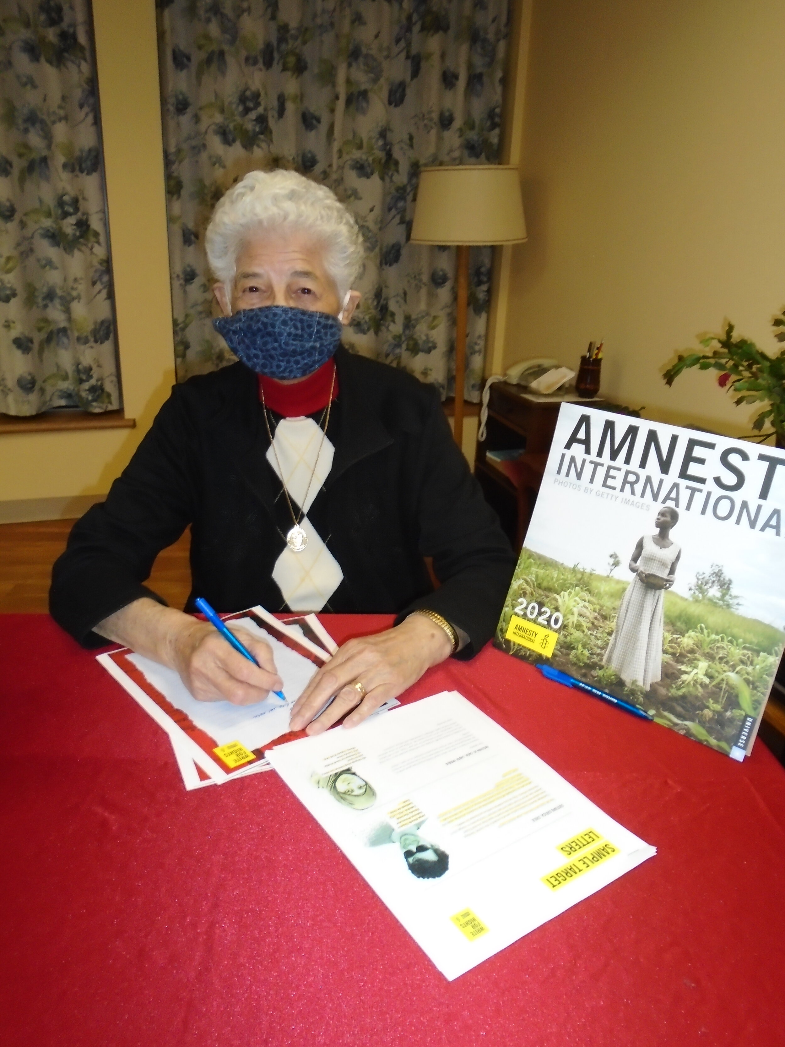 Amnesty Sister Olga 97 years old.JPG