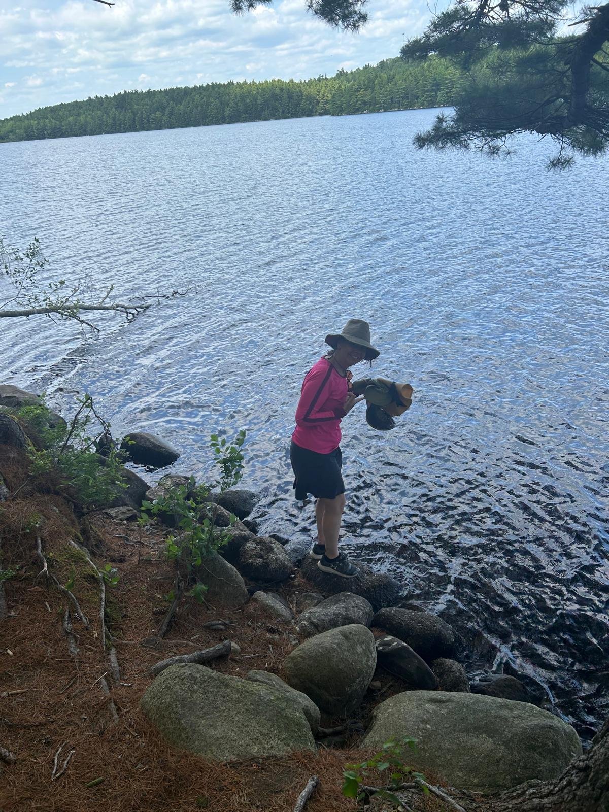Getting our hats Wet.JPG