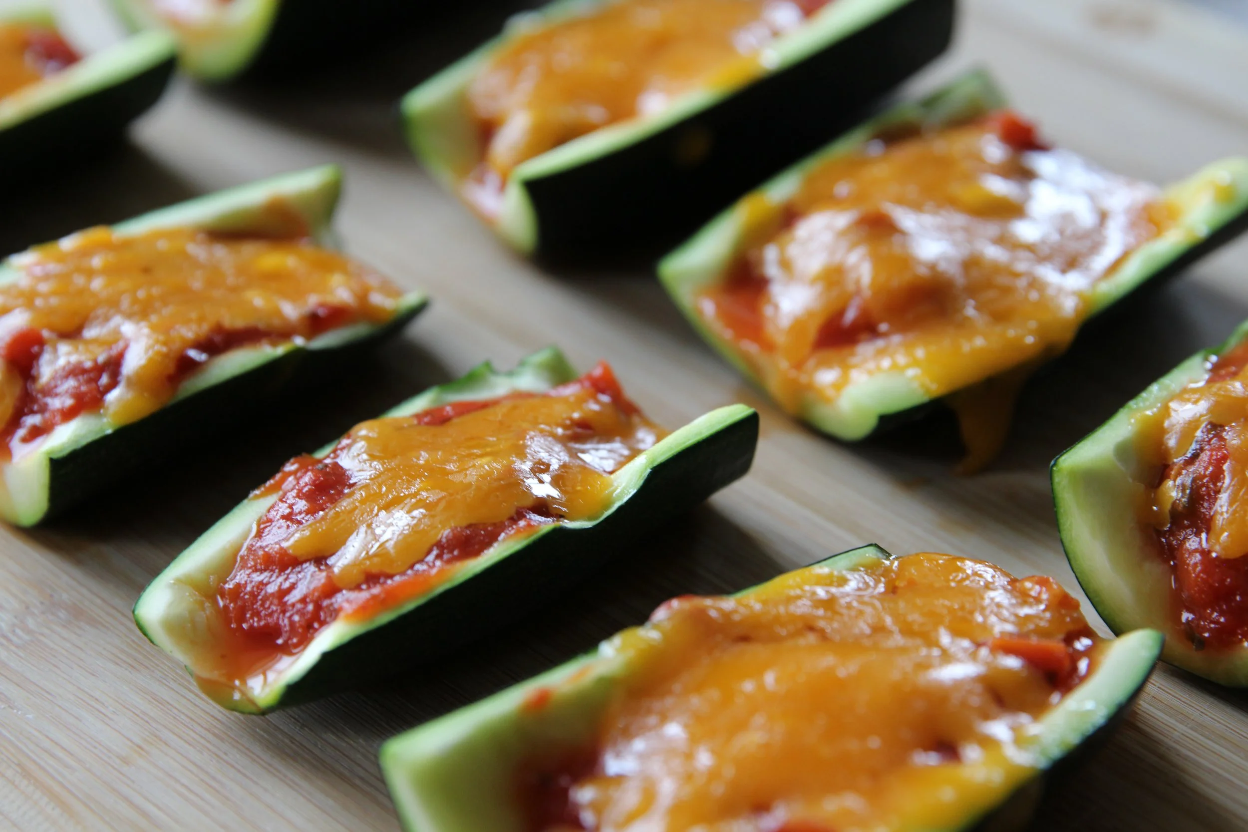 Zucchini Pizza Boats