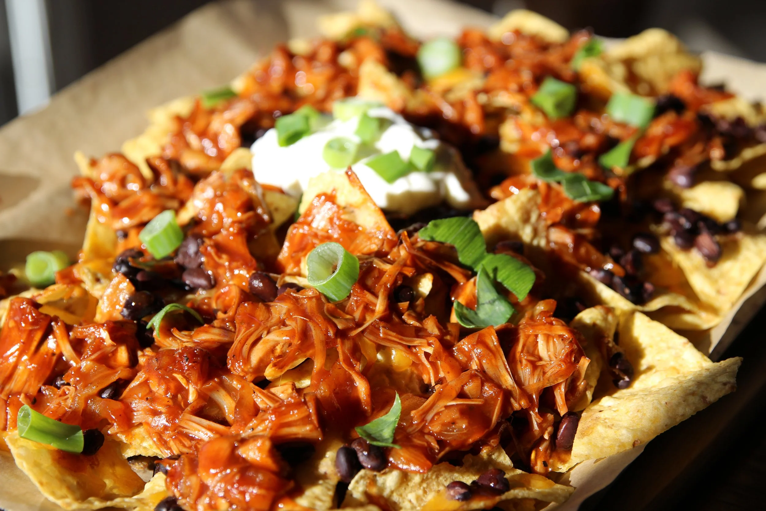 Jackfruit Nachos