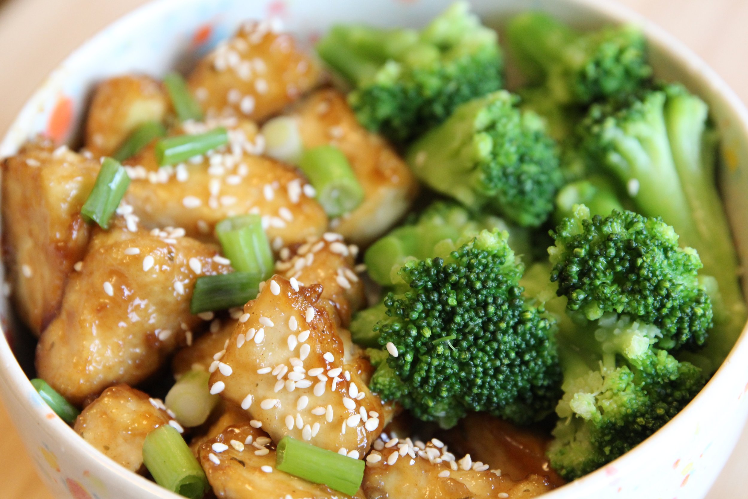 Sticky Sesame Tofu