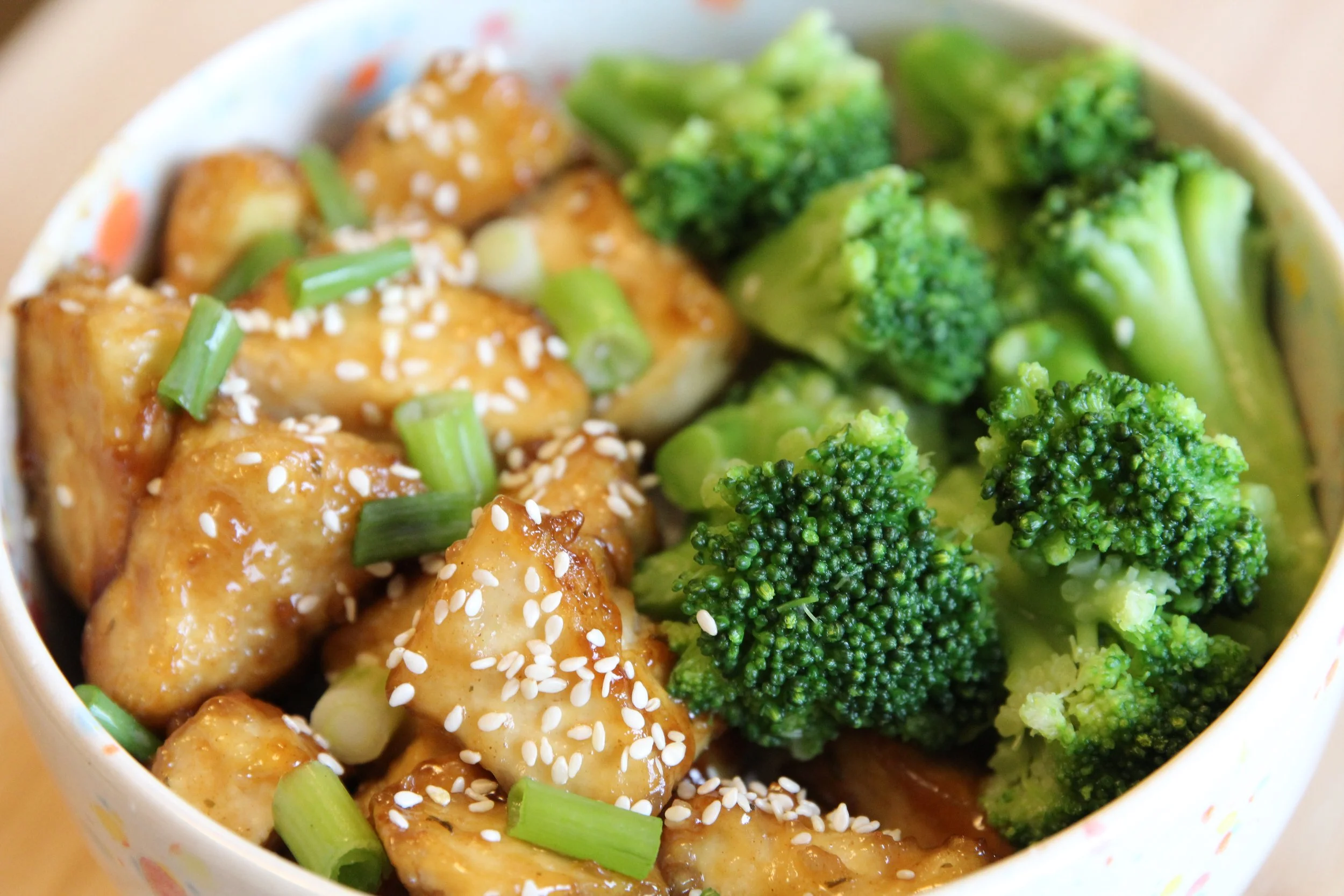 Sticky Sesame Tofu