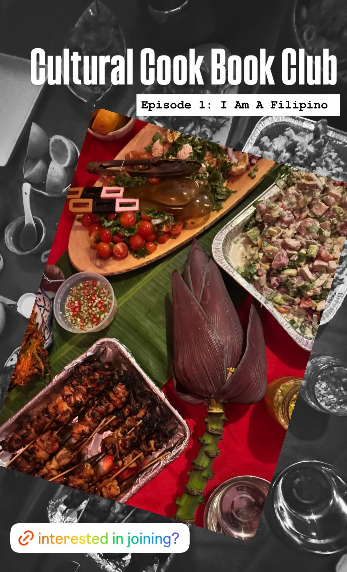Cultural Cook Book Club 001: I Am A Filipino
