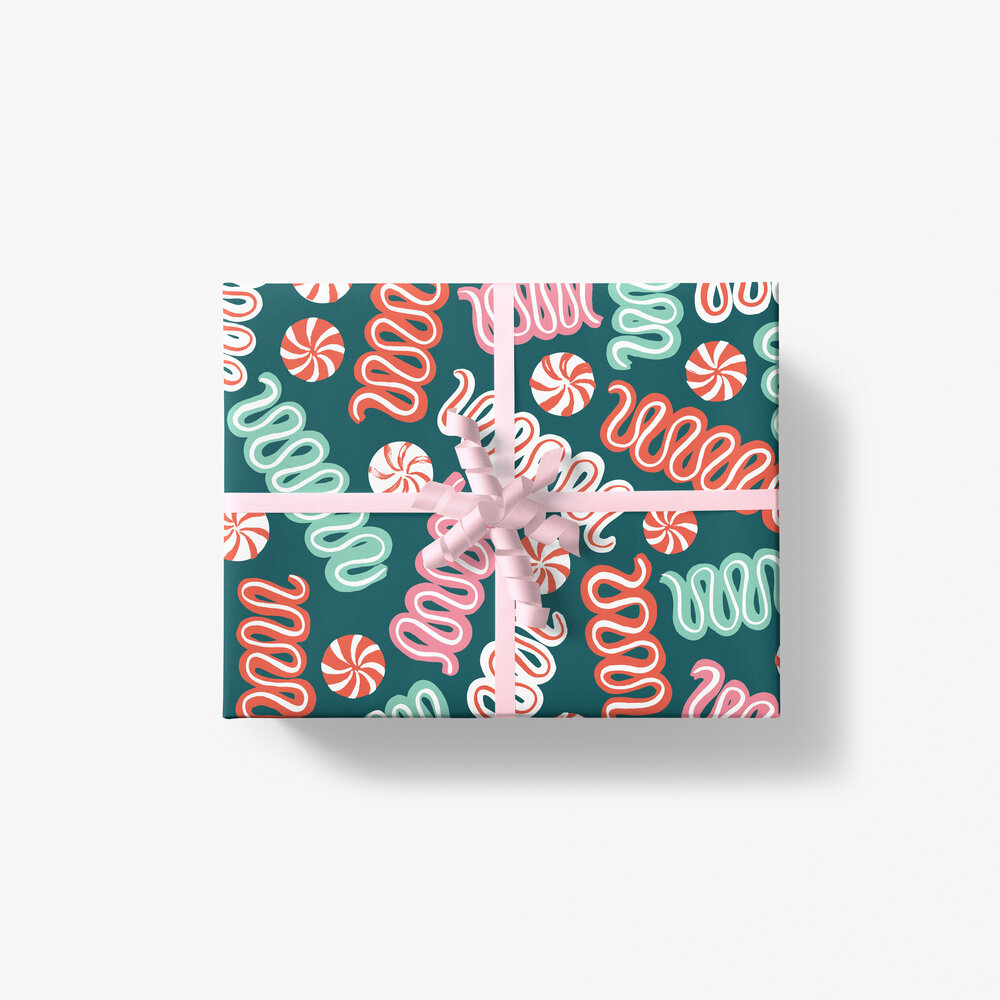 Hard Candy Christmas Gift Wrap — March Party Goods