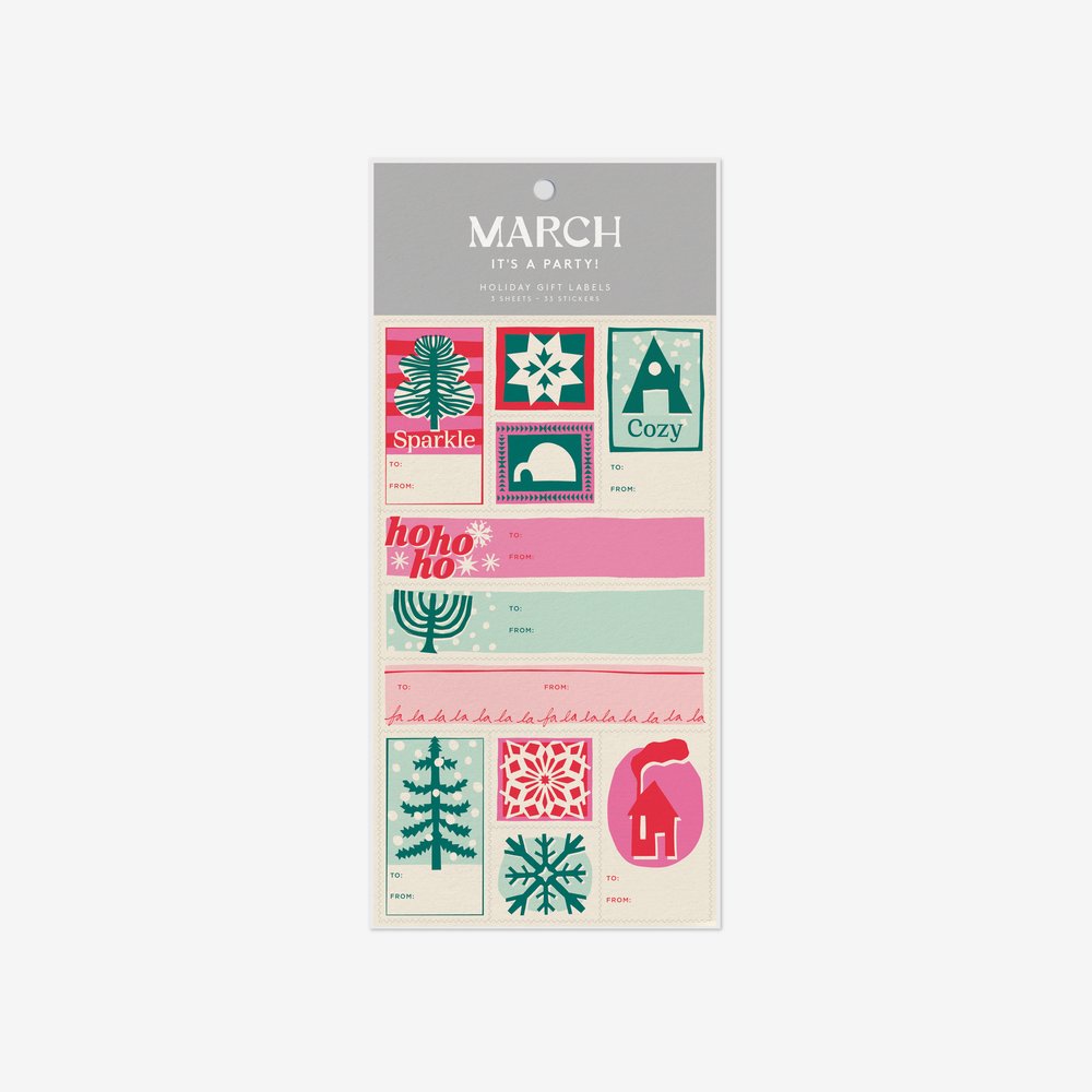Confetti Gift Wrap — March Party Goods