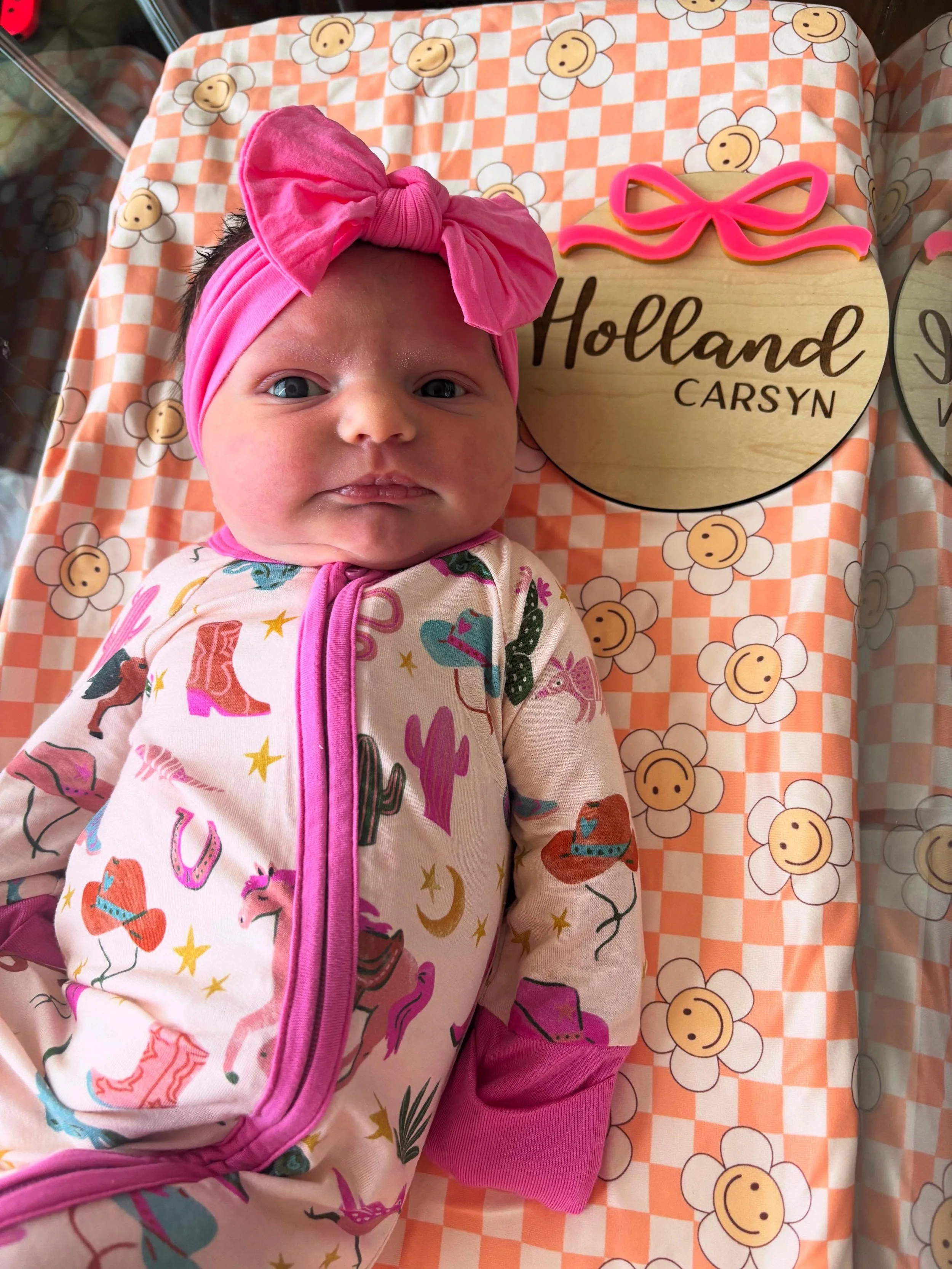 Madeats added our THIRD baking assistant last week! 💕🌵🏜️🍼❤️

Our sweet Holland &ldquo;Hollie&rdquo; appreciates all the grace extended as I navigated the home stretch of pregnancy with two toddlers and their activities. Looking forward to a summe
