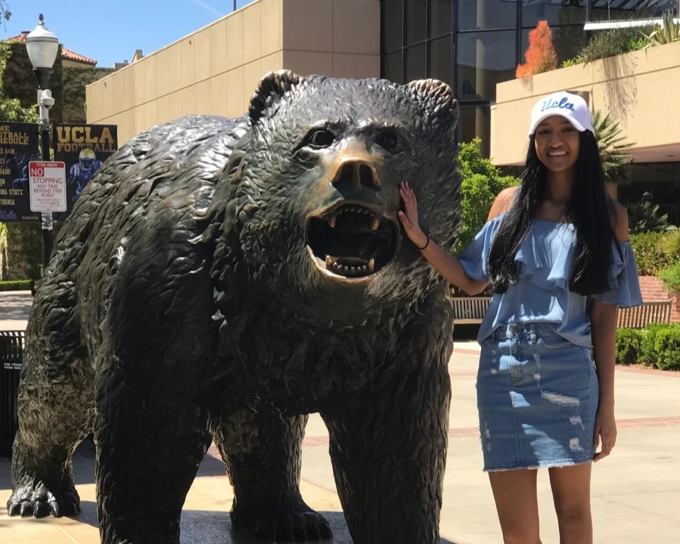 A photo from the day I signed my Intent to Register at UCLA.