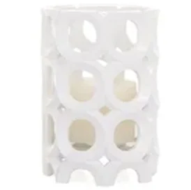 WHITE DECO RING HURRICANE 9"