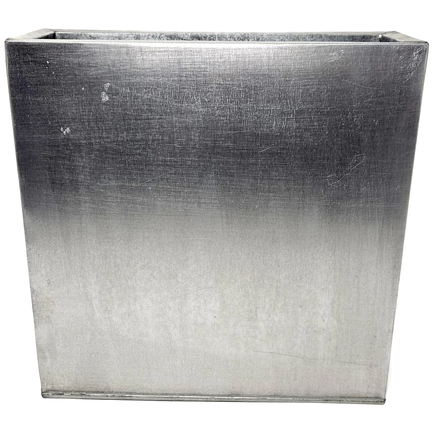 BRUSHED ALUMINIUM TROUGH - LARGE
