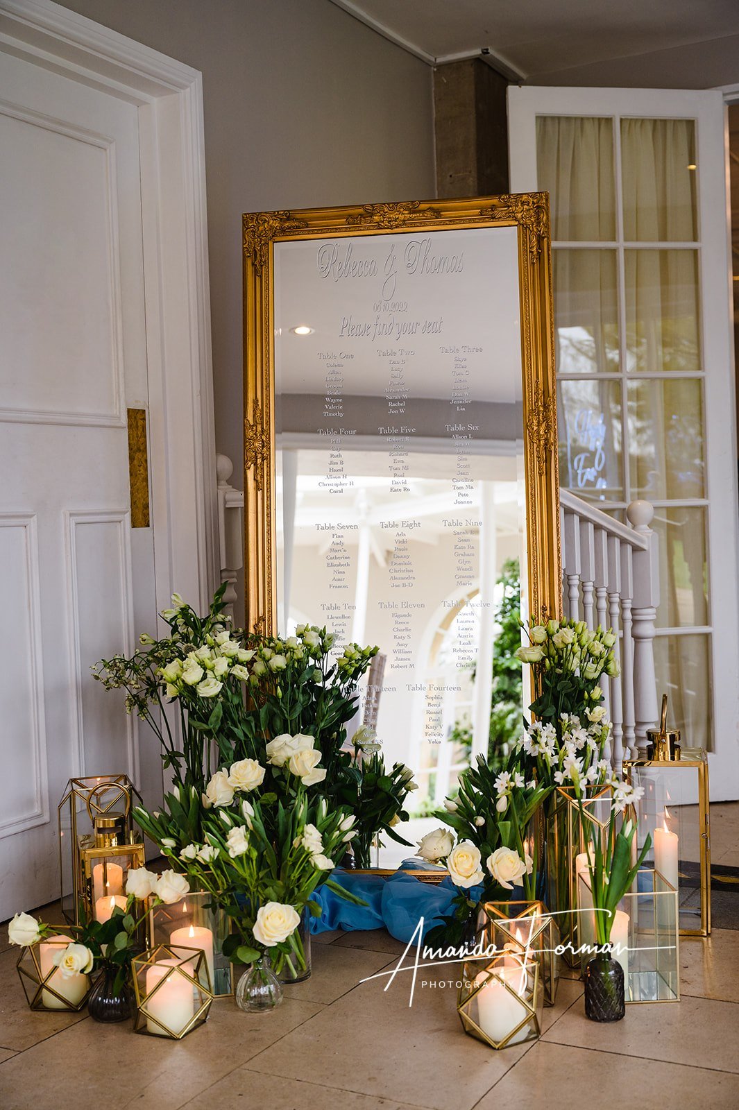 Stapleford Park Wedding Table Plan