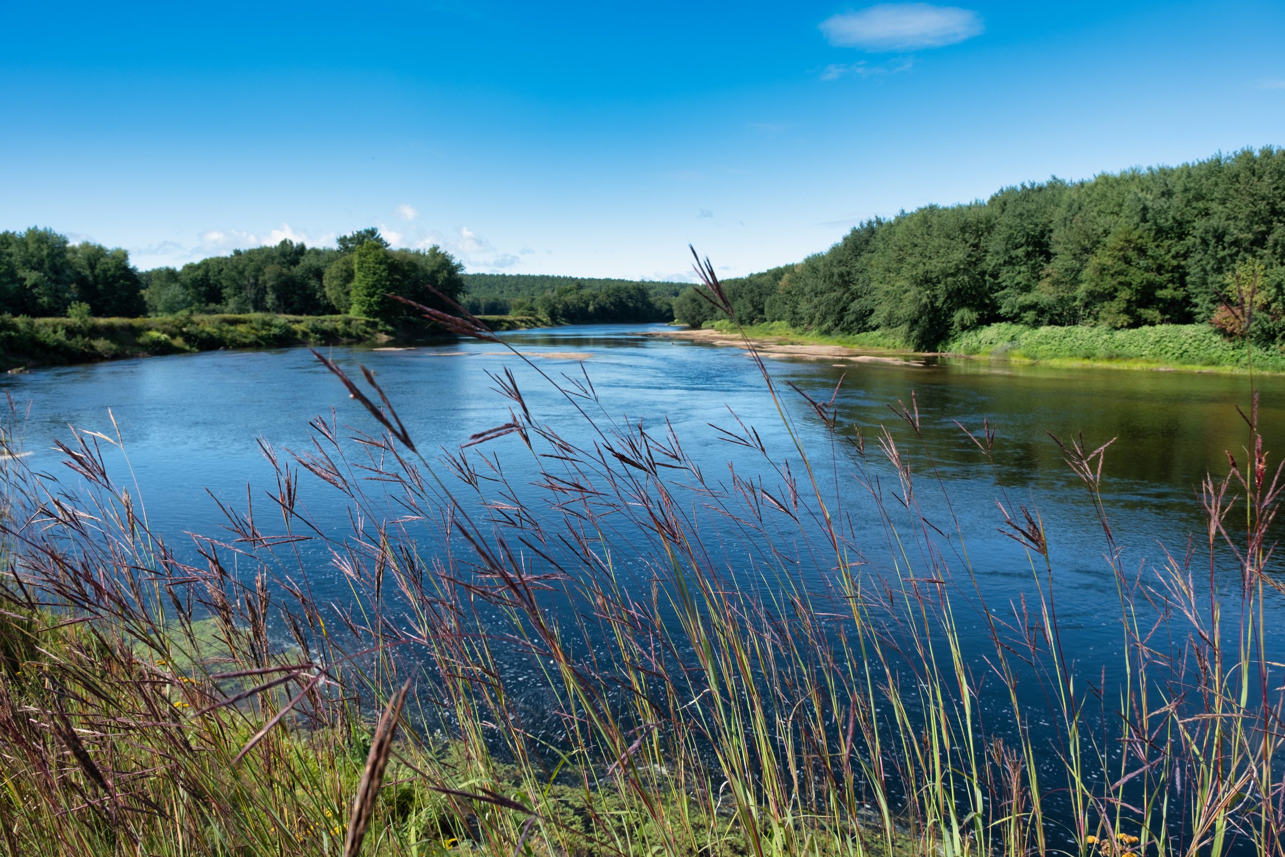 Swain Family Farm.  Androscoggin River.  Bethel, Maine. 