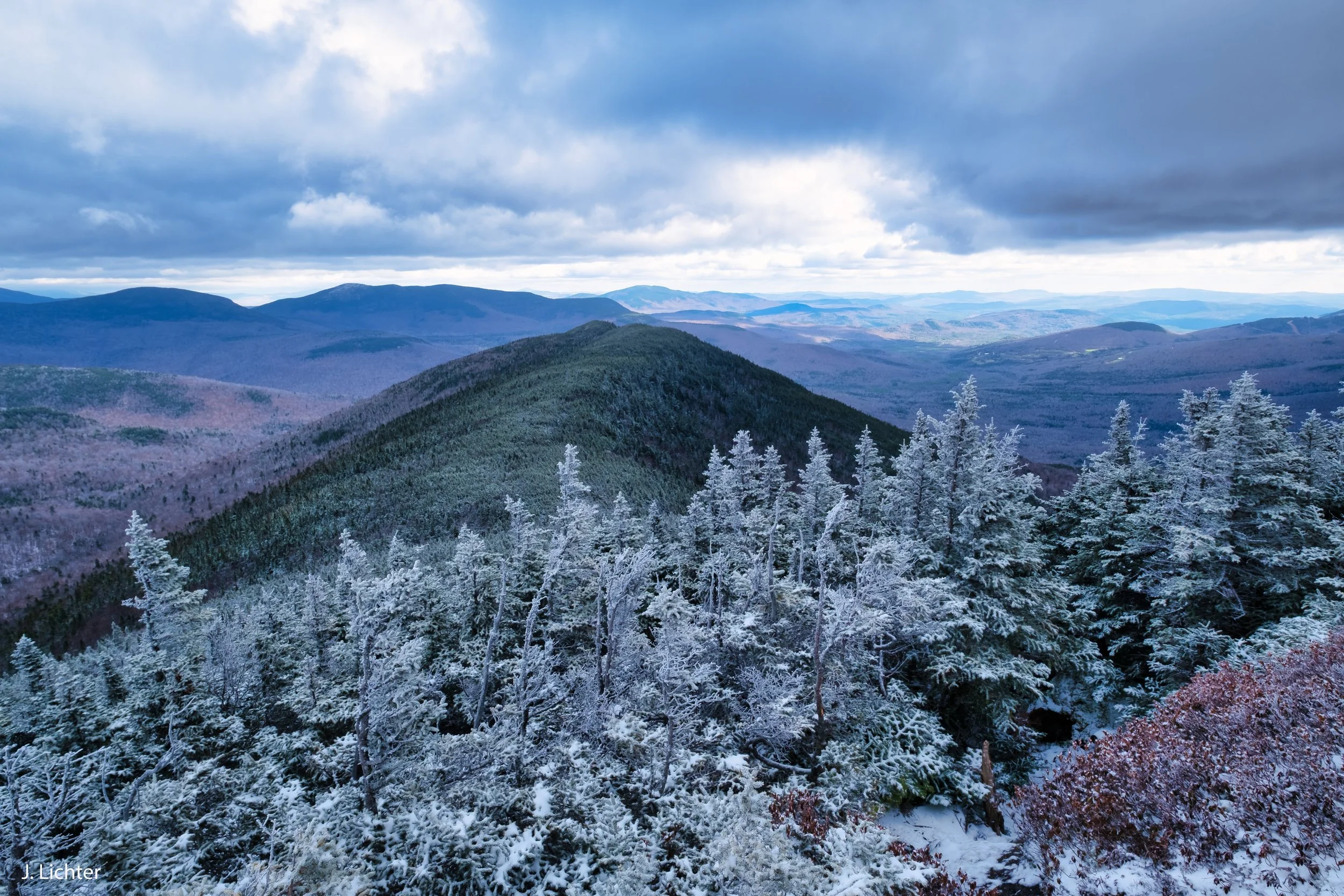 View from Goose Eye Mountain.  Western Maine.
