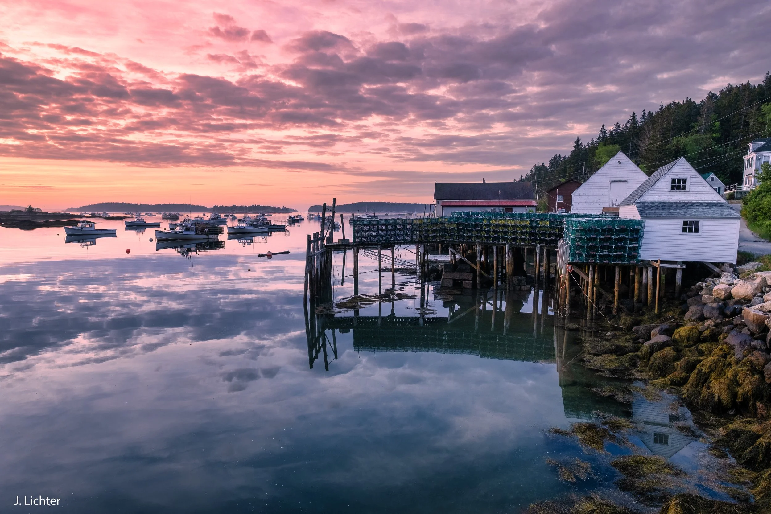 Stonington Harbor.  Stonington, Maine. 