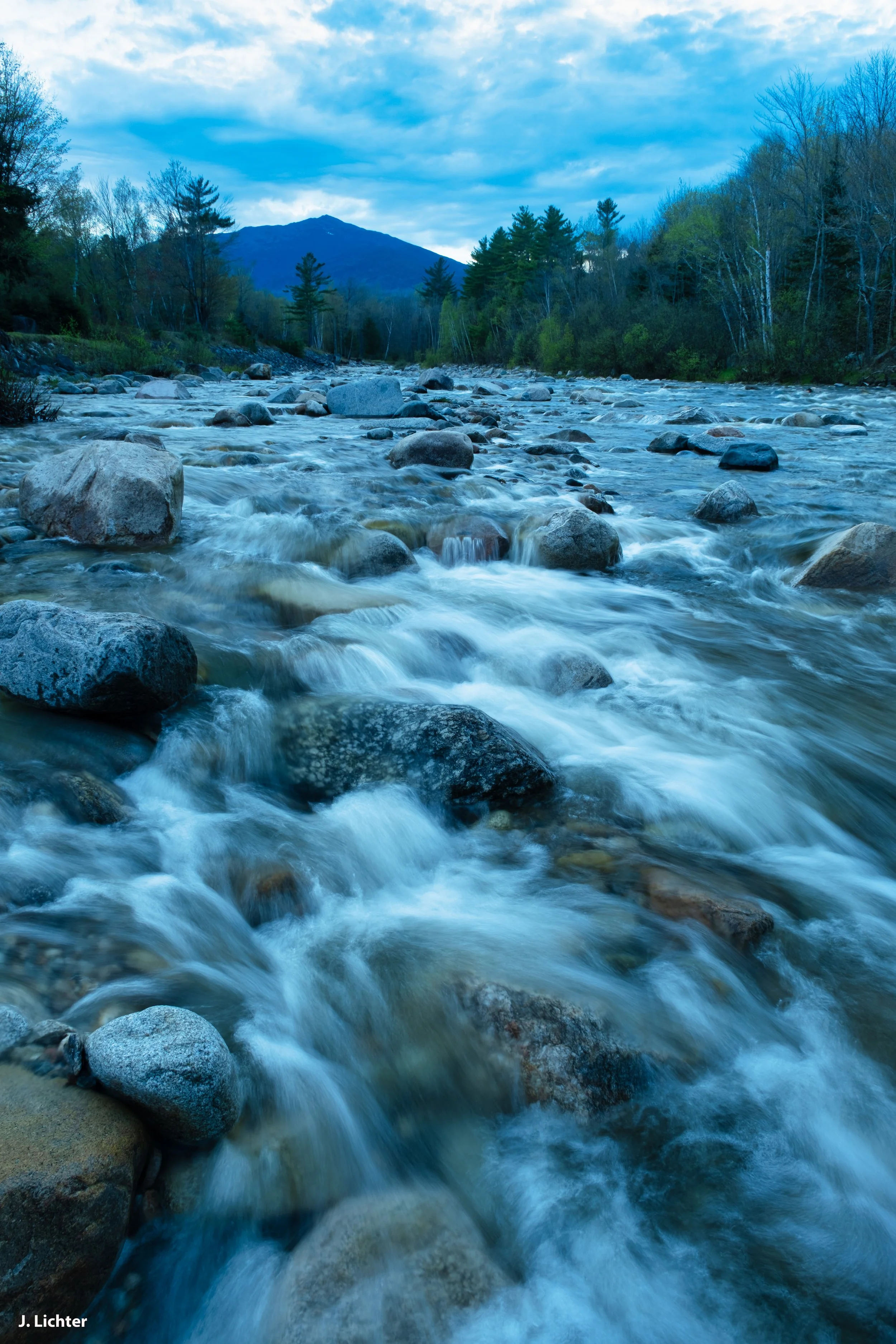 Peabody River/Mt. Madison.  Near Gorham, New Hampshire. 