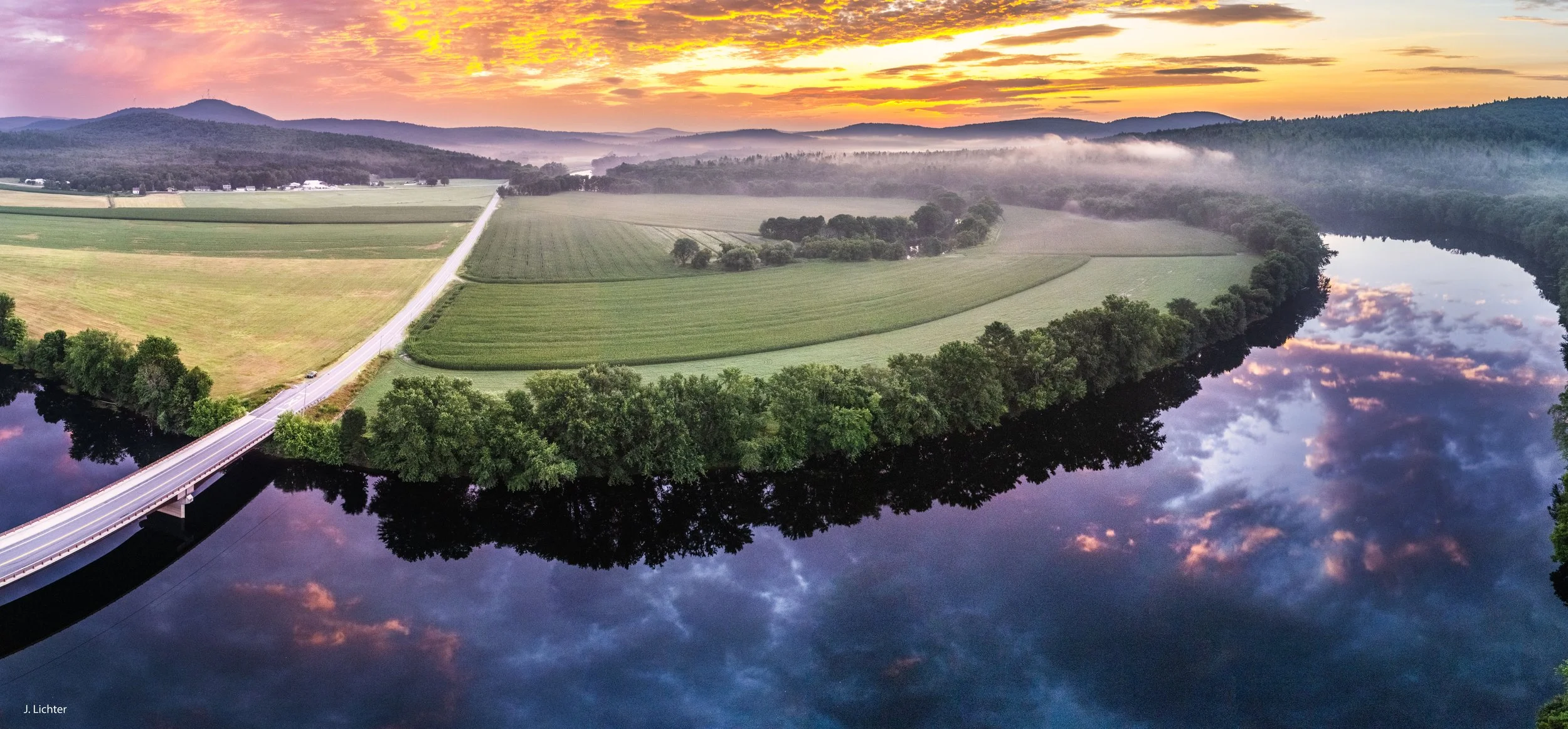 The Androscoggin River at Canton Point, Maine.  