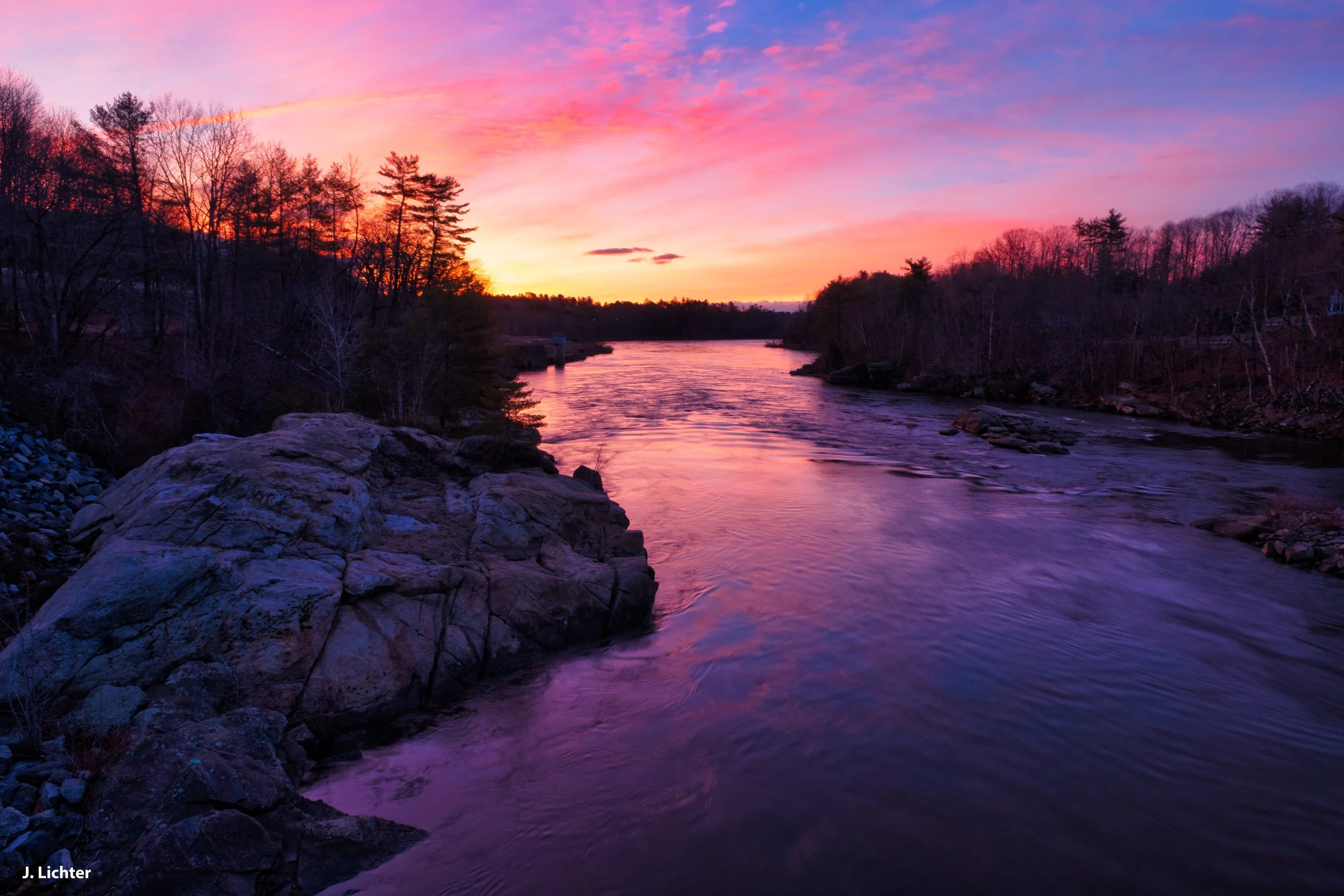 Androscoggin at Lisbon Falls, Maine.