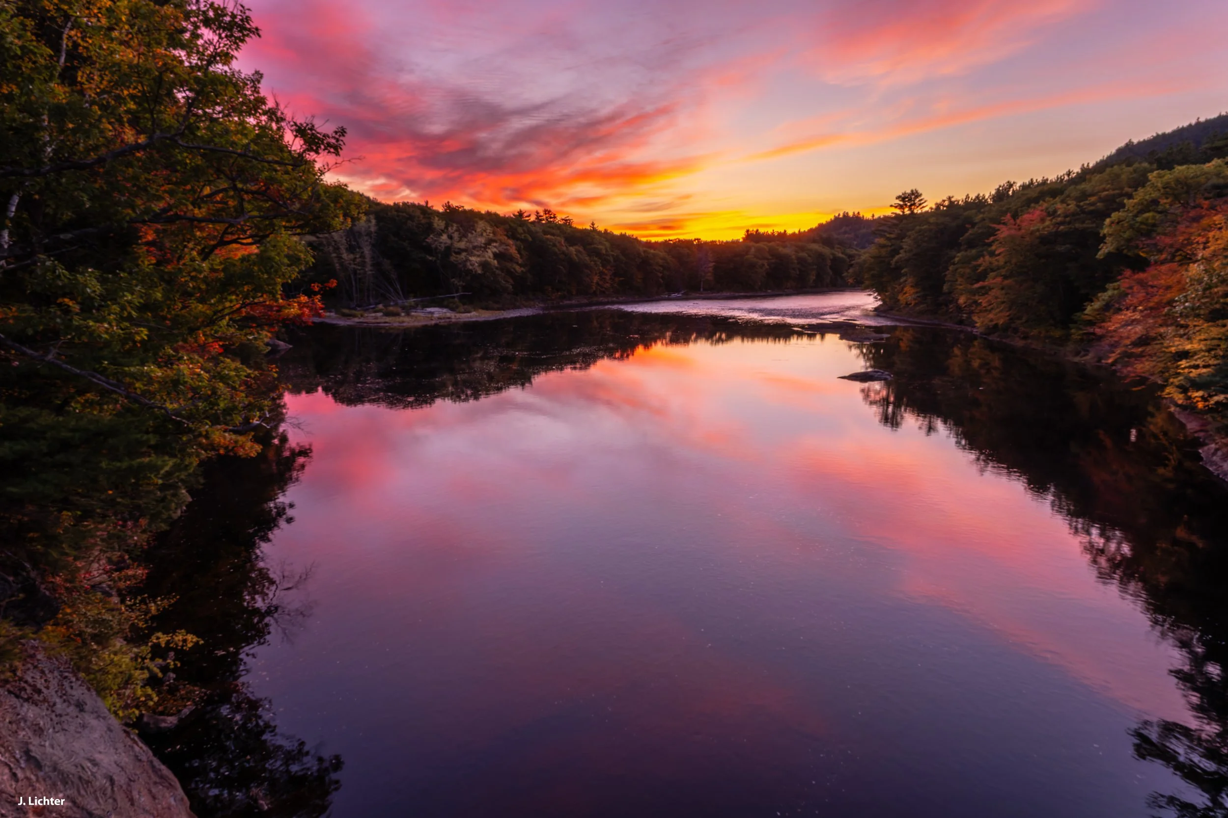 Androscoggin River at Gilead, Maine.